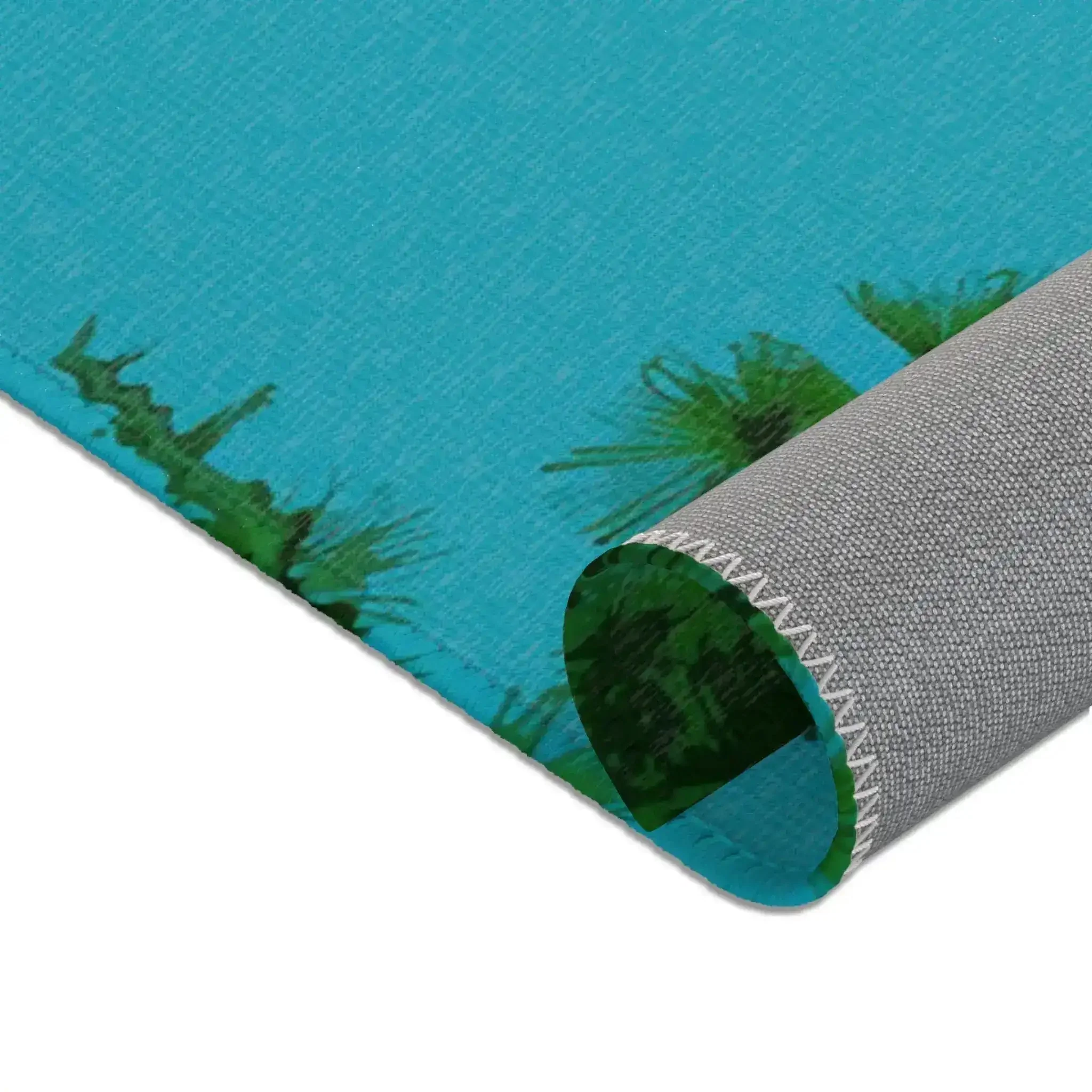Dancing Cranes in Emerald Pines Accent Rug - Image 4
