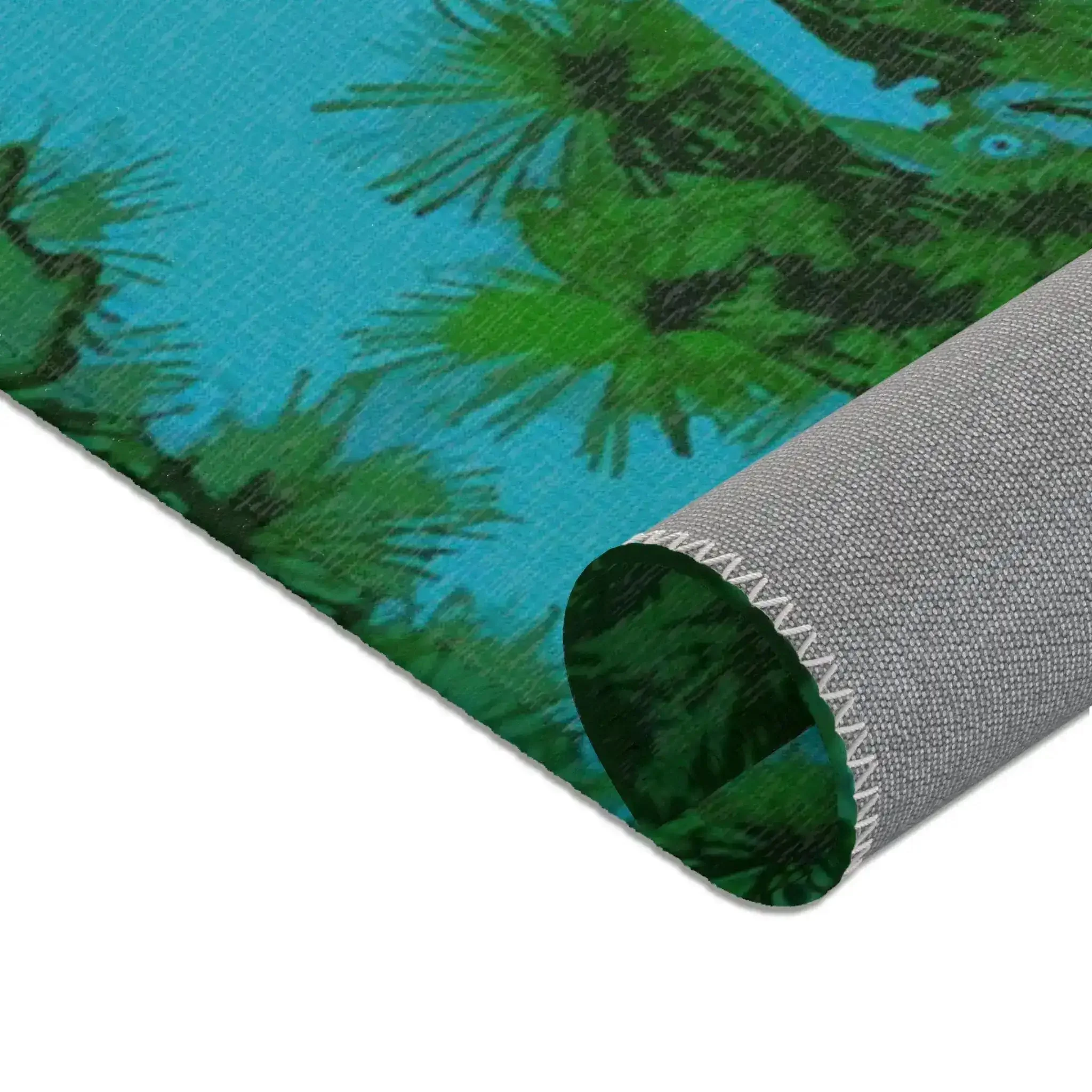 Dancing Cranes in Emerald Pines Accent Rug - Image 9