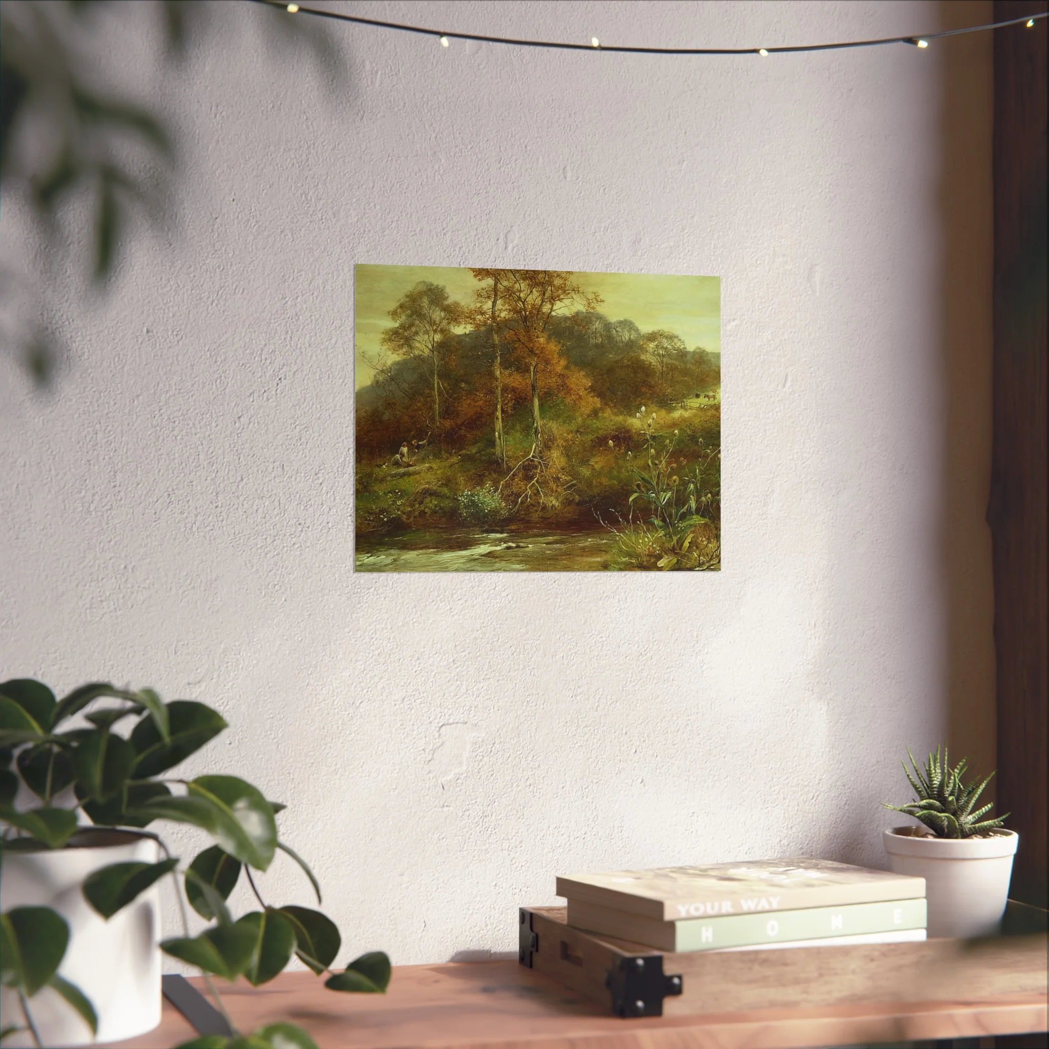 David Bates - Autumn River Scene, The Brook | Fine Art Poster - Image 5