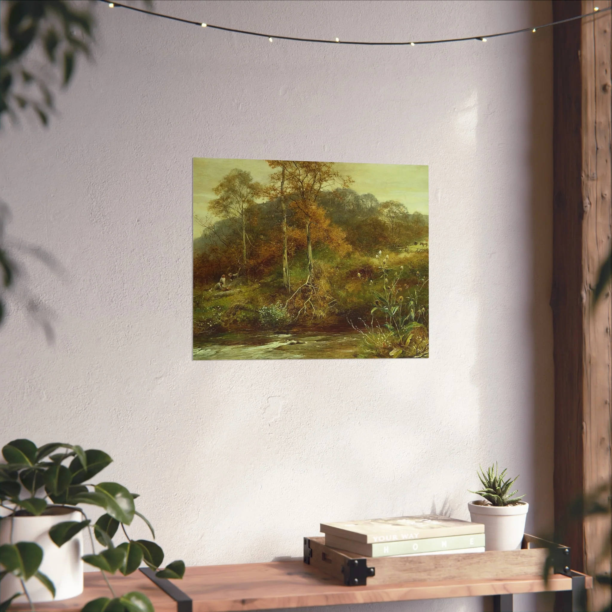 David Bates - Autumn River Scene, The Brook | Fine Art Poster - Image 7