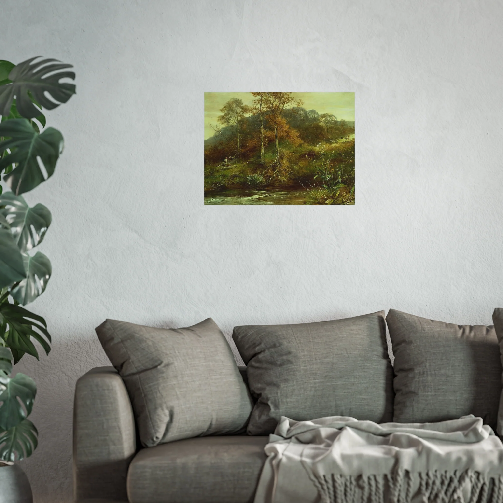 David Bates - Autumn River Scene, The Brook | Fine Art Poster - Image 8