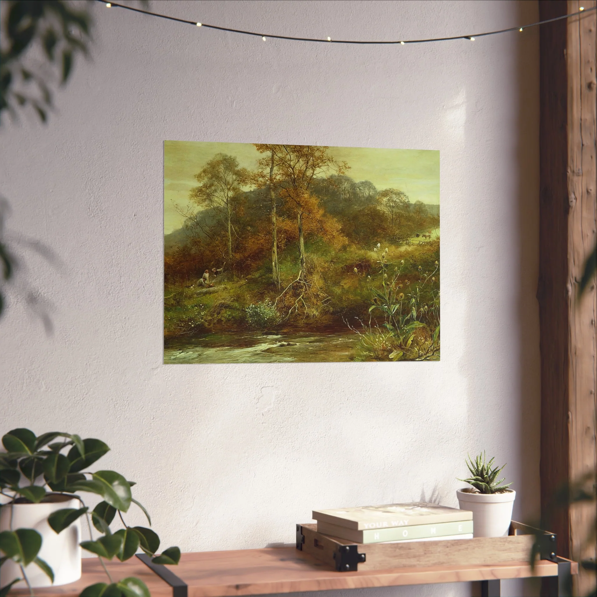 David Bates - Autumn River Scene, The Brook | Fine Art Poster - Image 9