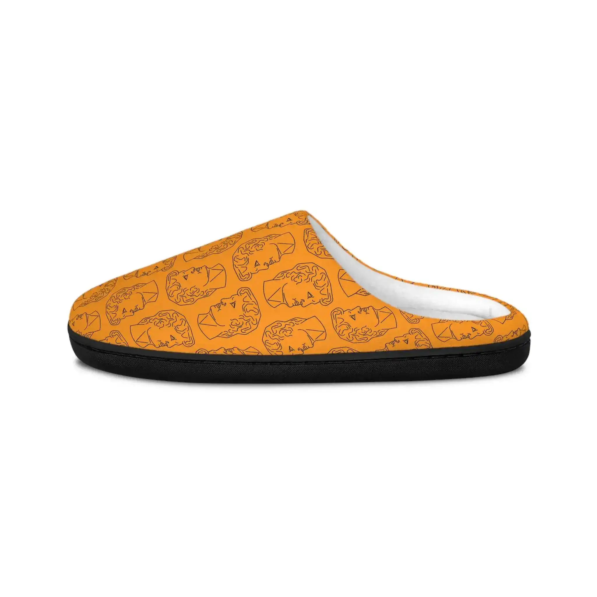 David Bust Orange Women's Indoor Slippers - Image 4