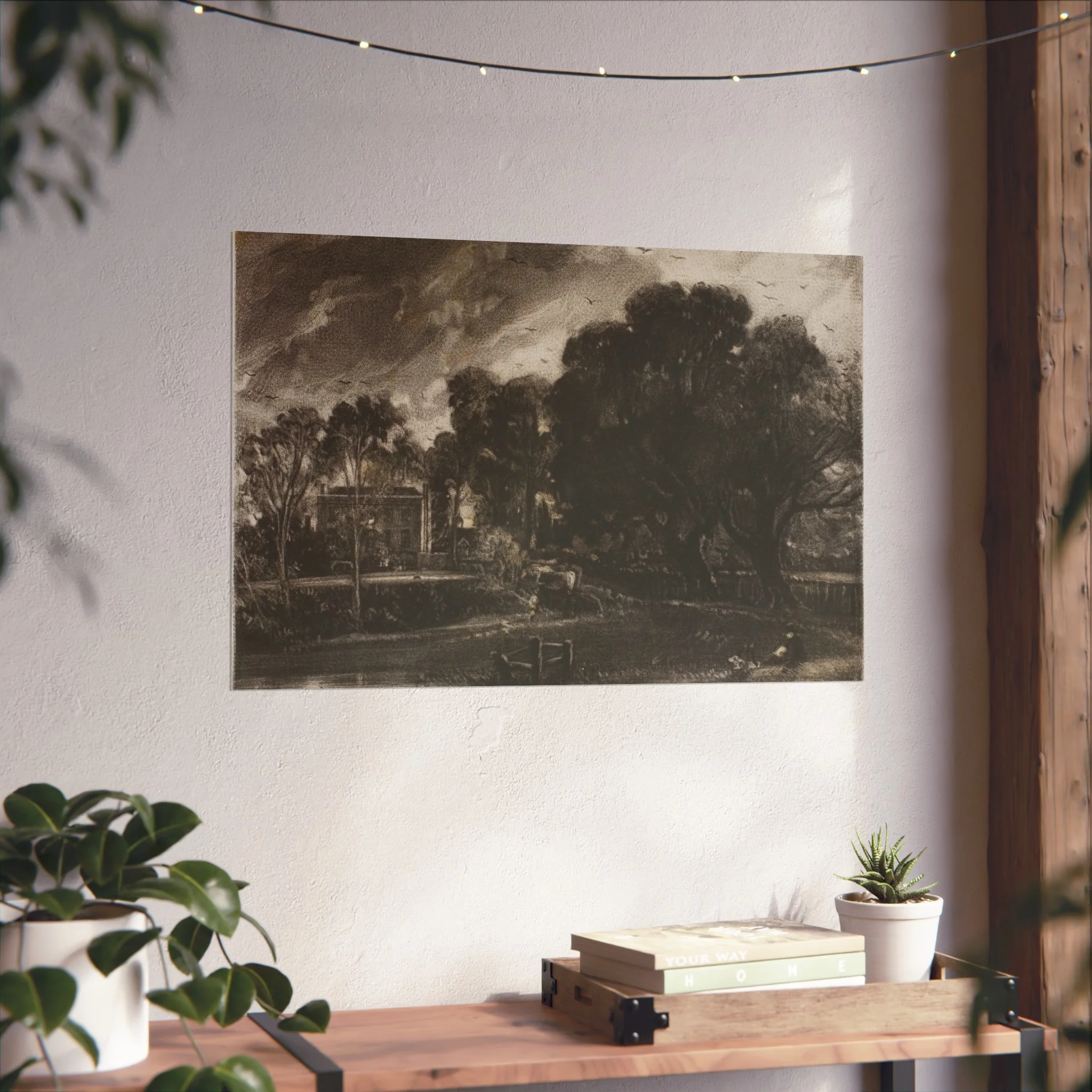 David Lucas - Frontispiece, to Mr. Constable's English Landscape, East Bergholt, Suffolk | Fine Art Poster - Image 12