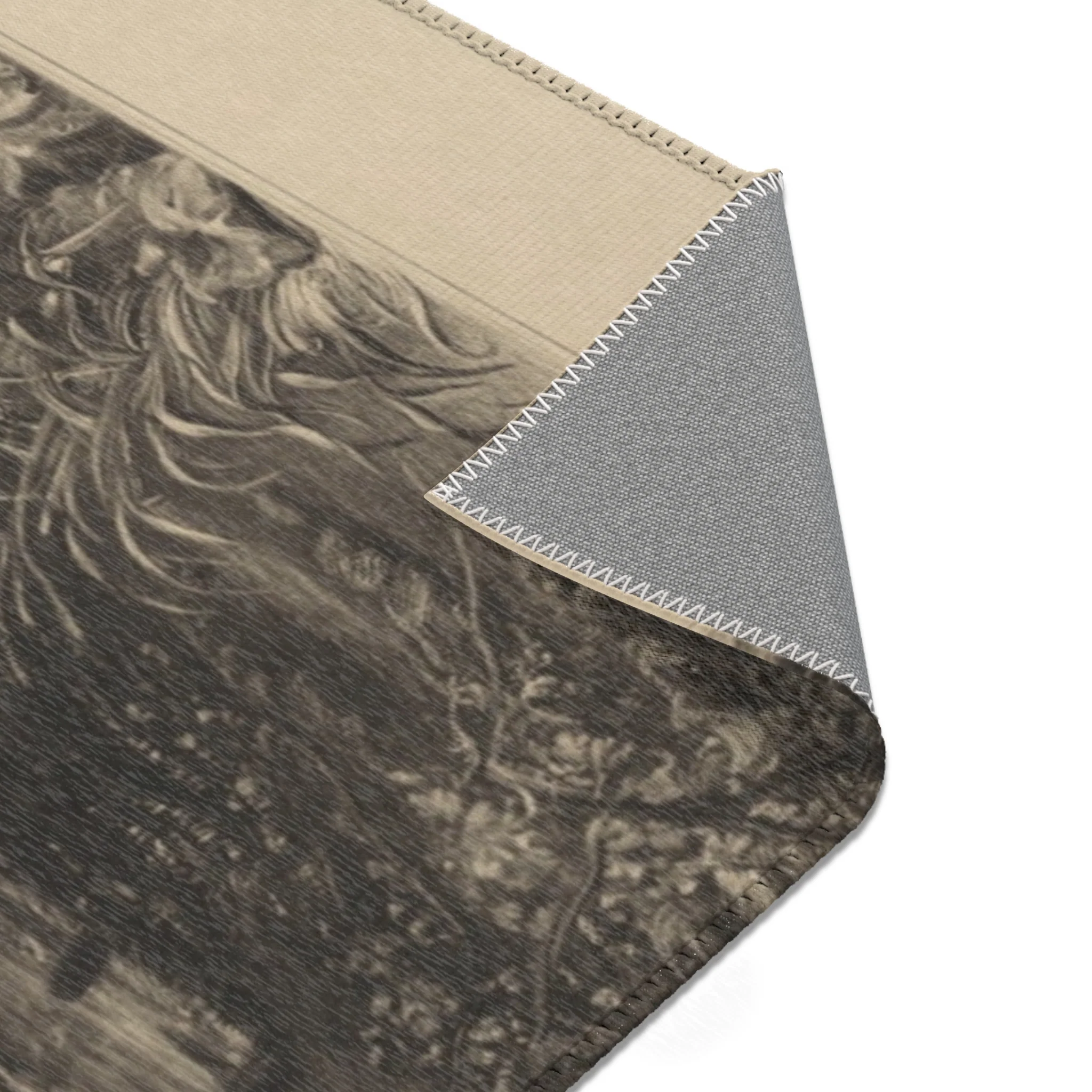 David Lucas - Salisbury Cathedral from the Meadows the Rainbow | Area Rug - Image 11