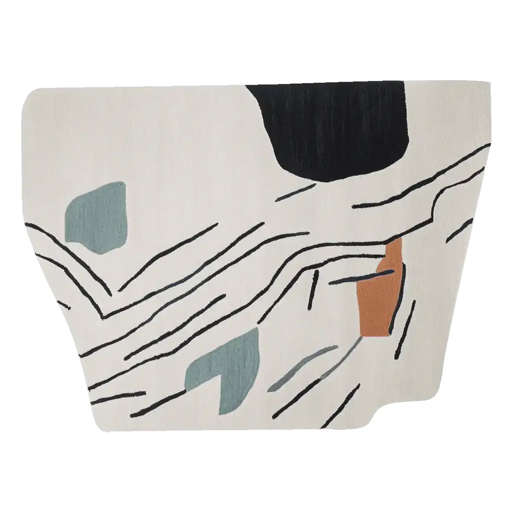 Deco Line Clash Hand Tufted Rug - Image 3