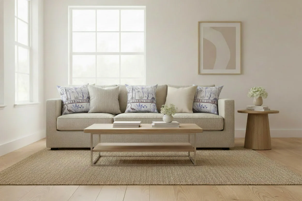 Desert Dreamscape Throw Pillow - Image 2