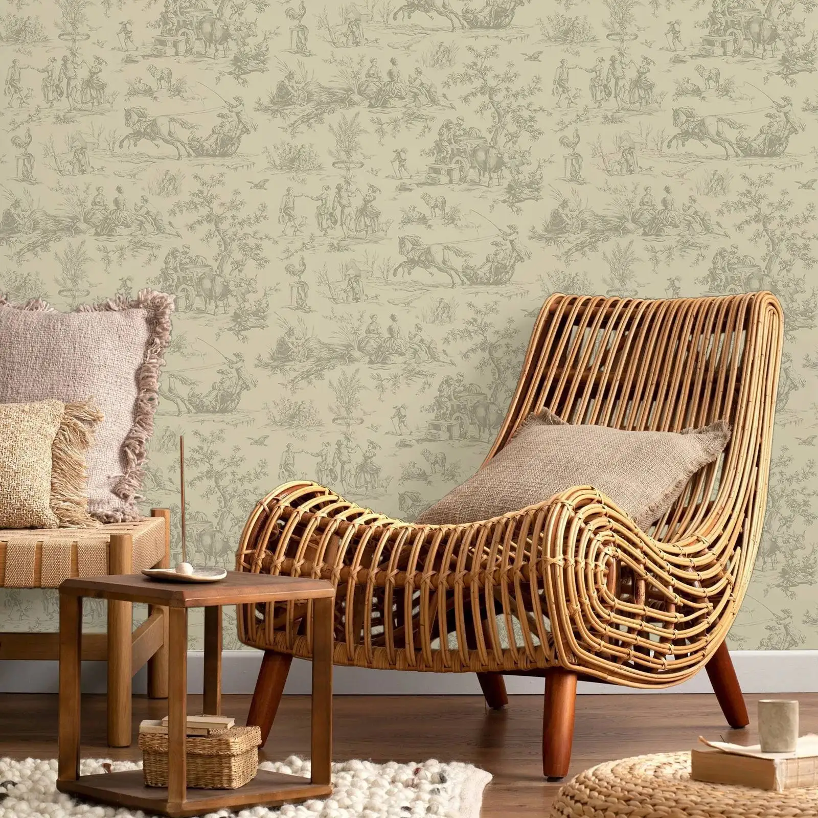 Desert Farm Toile Mural - Image 3