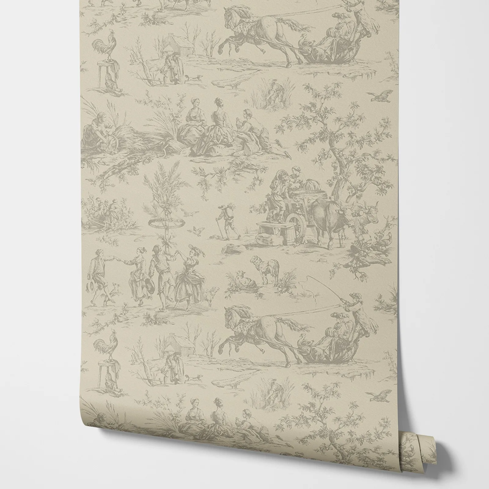 Desert Farm Toile Mural - Image 6