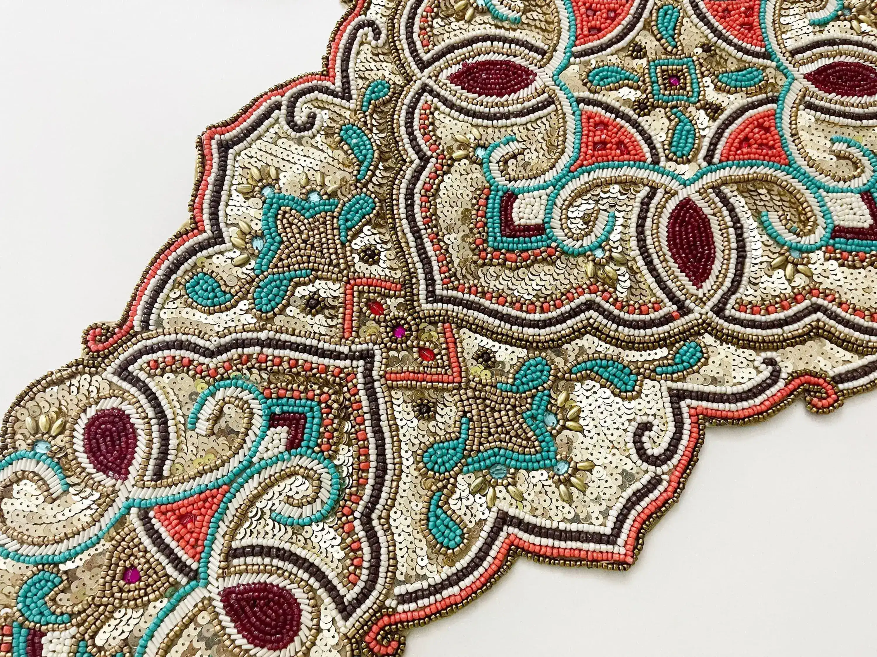 Desi Star Beaded Table Runner - Image 6