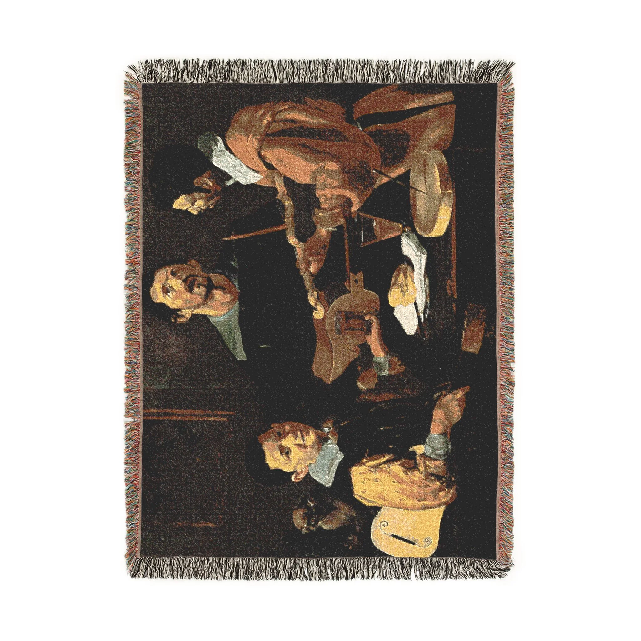 Diego Velázquez - The Three Musicians - Google Art Project | Woven Tapestry Blanket - Image 11
