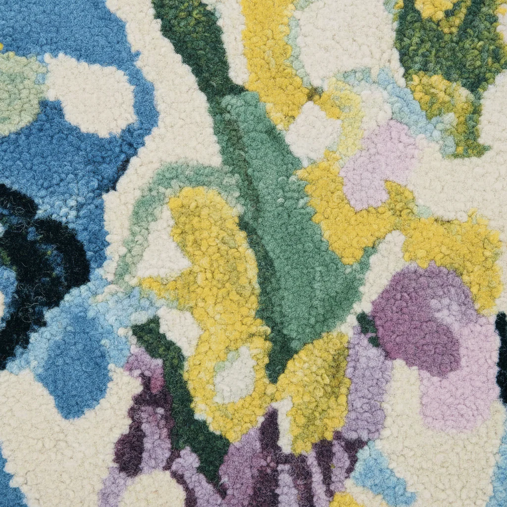 Dreamfield Pattern Hand Tufted Rug - Image 3