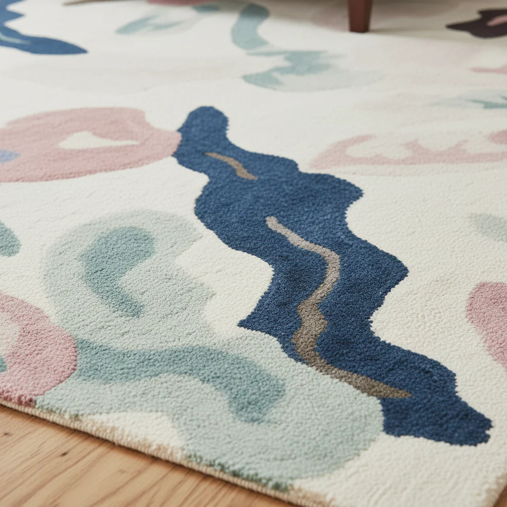 Dreamscape Mosaic Hand Tufted Rug - Image 4