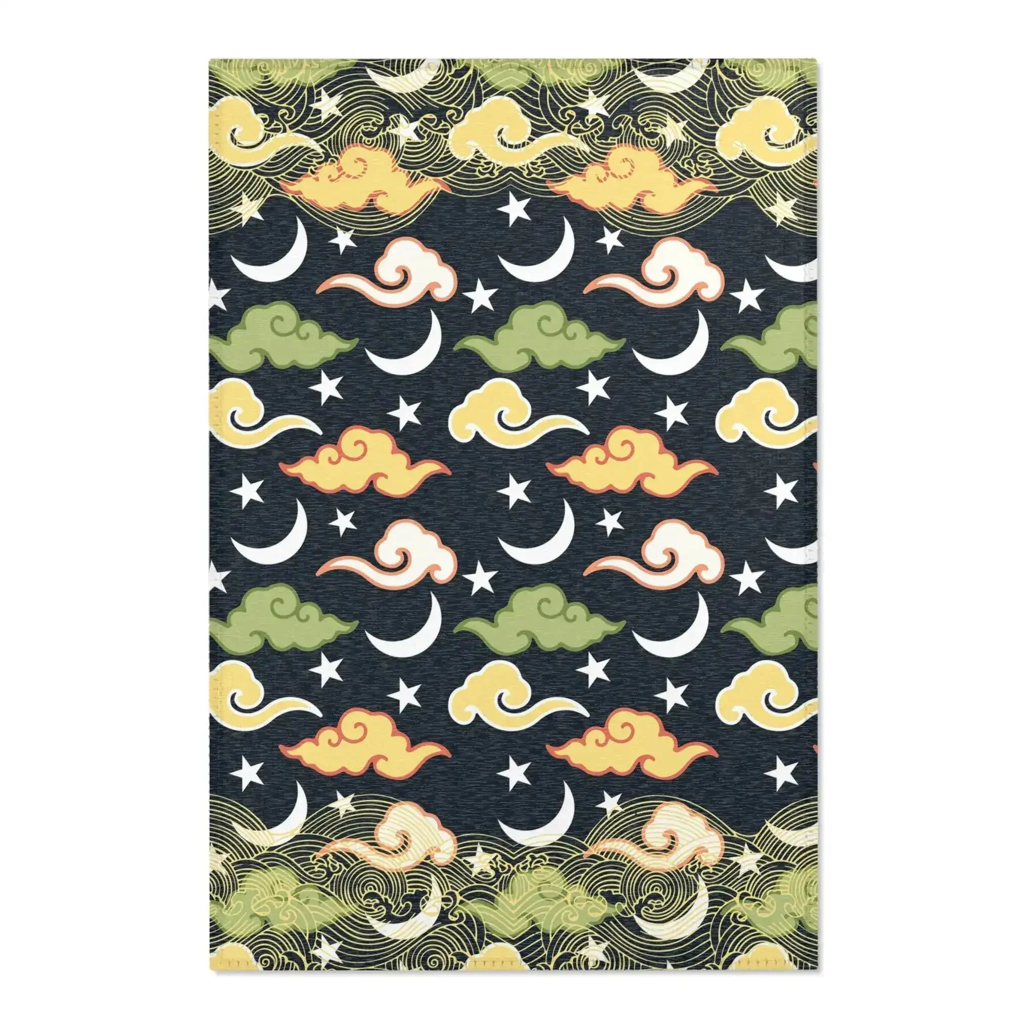 Dreamy Celestial Waves Accent Rug - Image 2