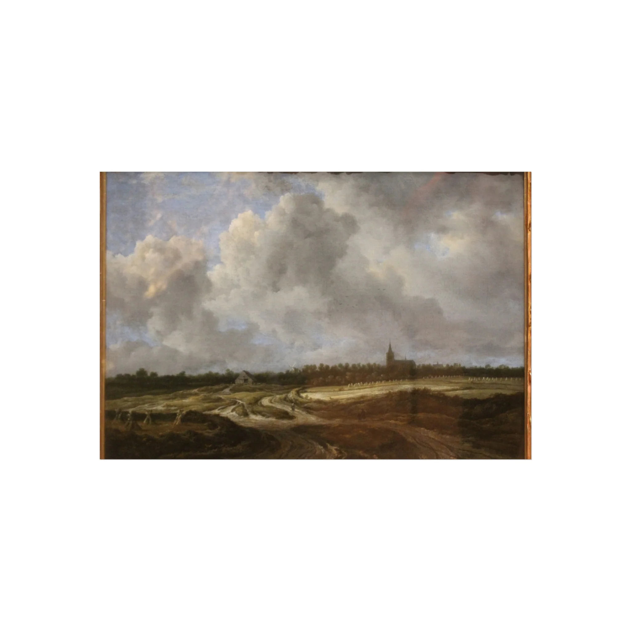 Dresden, Gemäldegalerie Alte Meister, Jacob van Ruisdael, ein Walddorf hinter Dünen | Fine Art Poster - Image 4