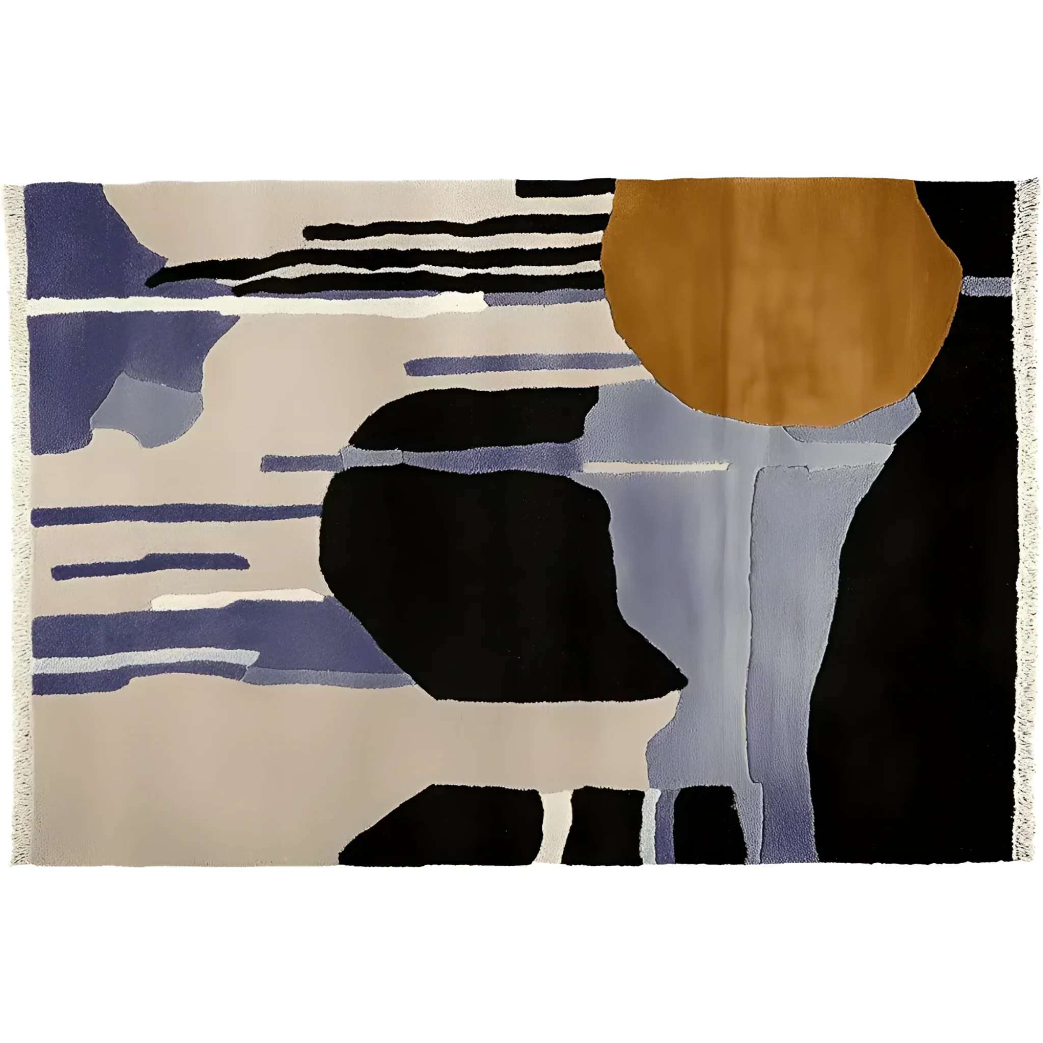 Drifting Shadows Hand Knotted Rug - Image 3