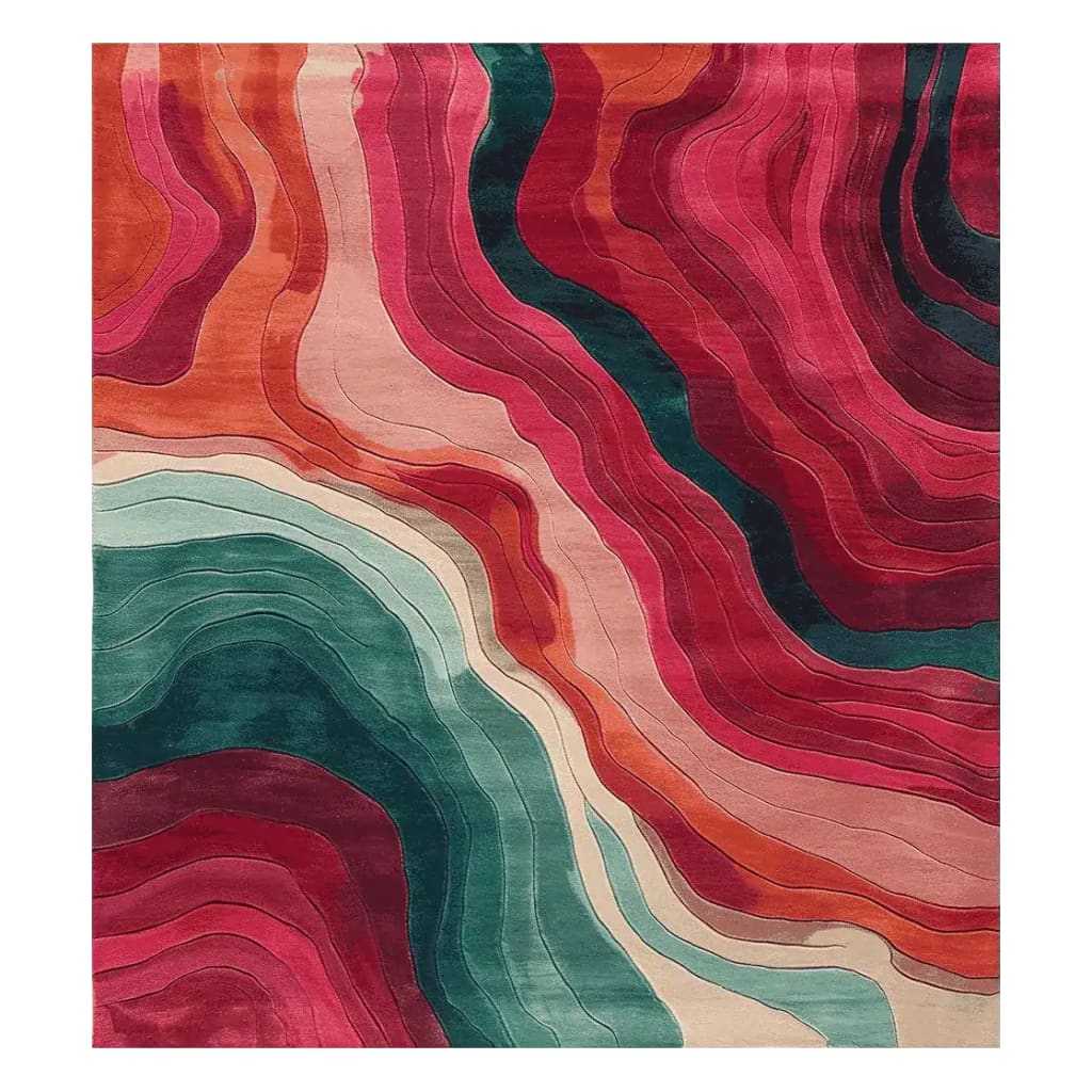 Echoes of Color Hand Tufted Rug