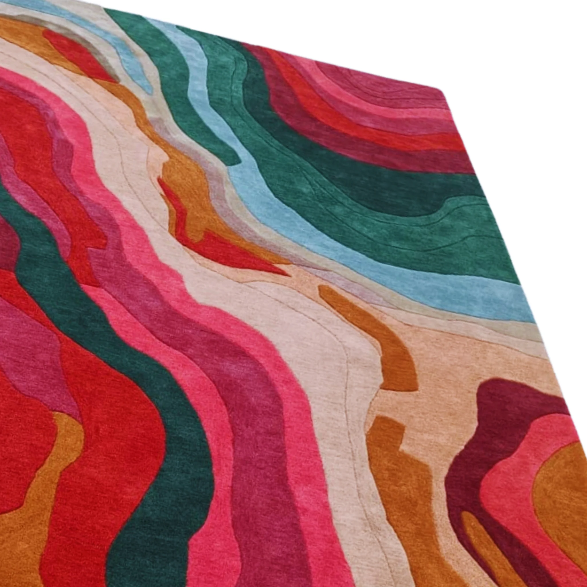Echoes of Color Hand Tufted Rug - Image 10