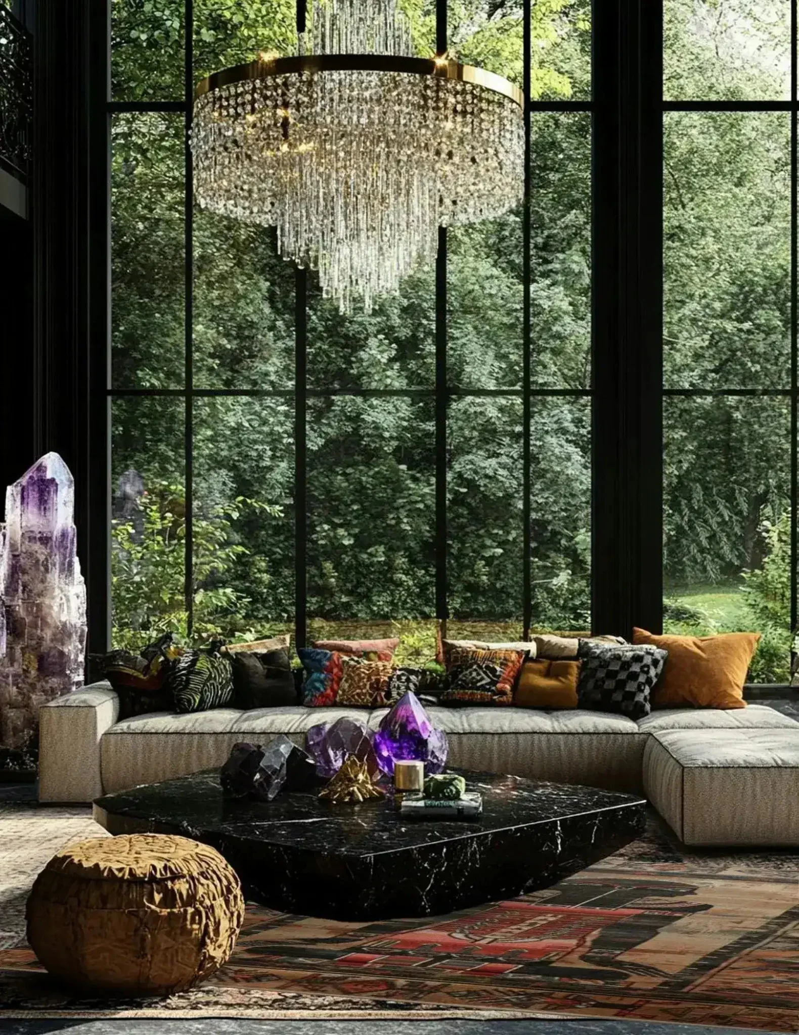 Egyptian Enigma Wool Hand Knotted Area Rug - Image 4