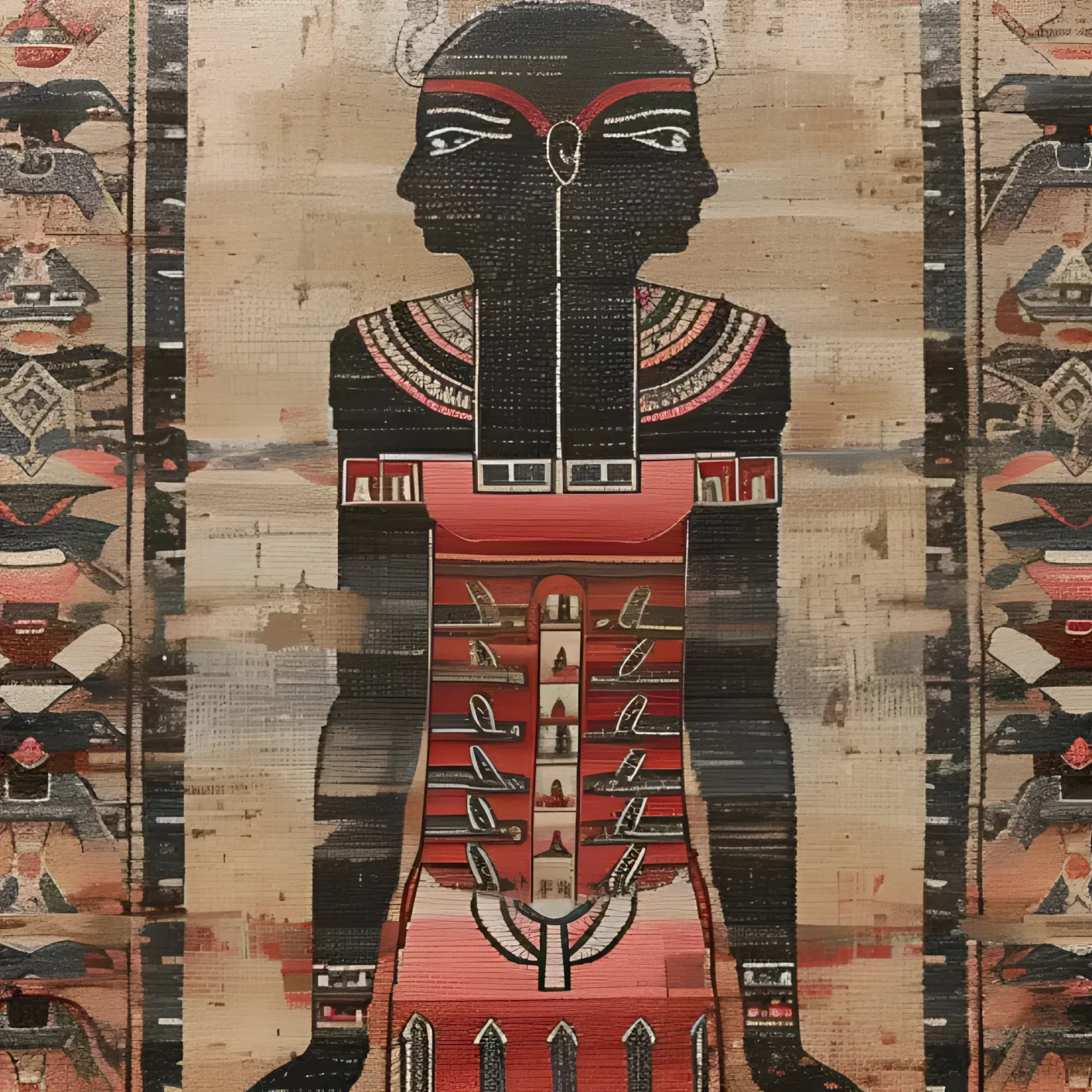 Egyptian Enigma Wool Hand Knotted Area Rug - Image 6