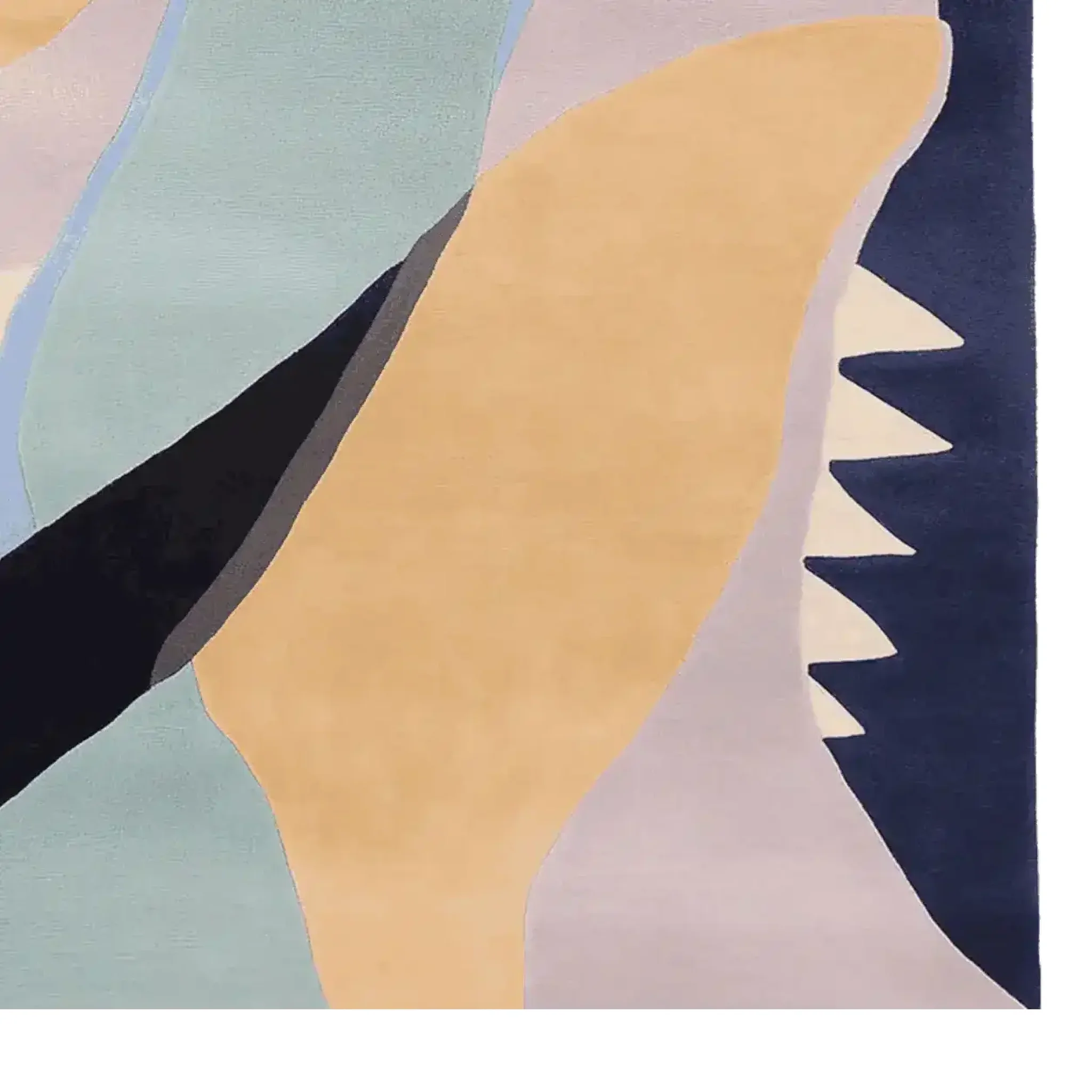 Electric Edge Flow Hand Tufted Rug - Image 4