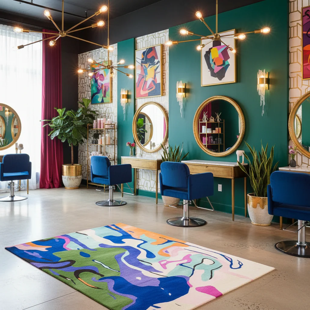 Electric Trail Hand Tufted Rug - Image 2