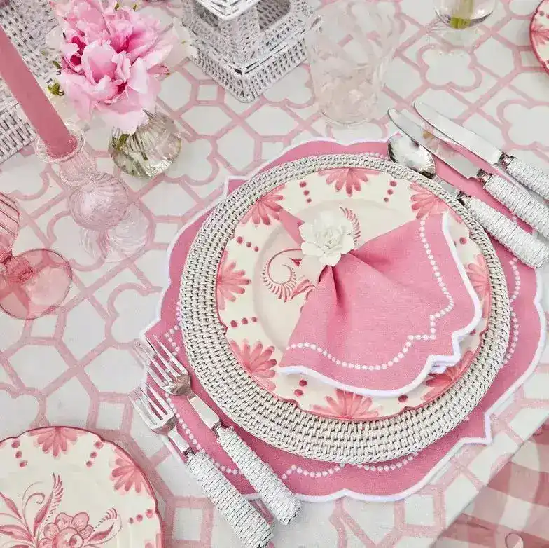Elegant Blush Placemats - Image 3