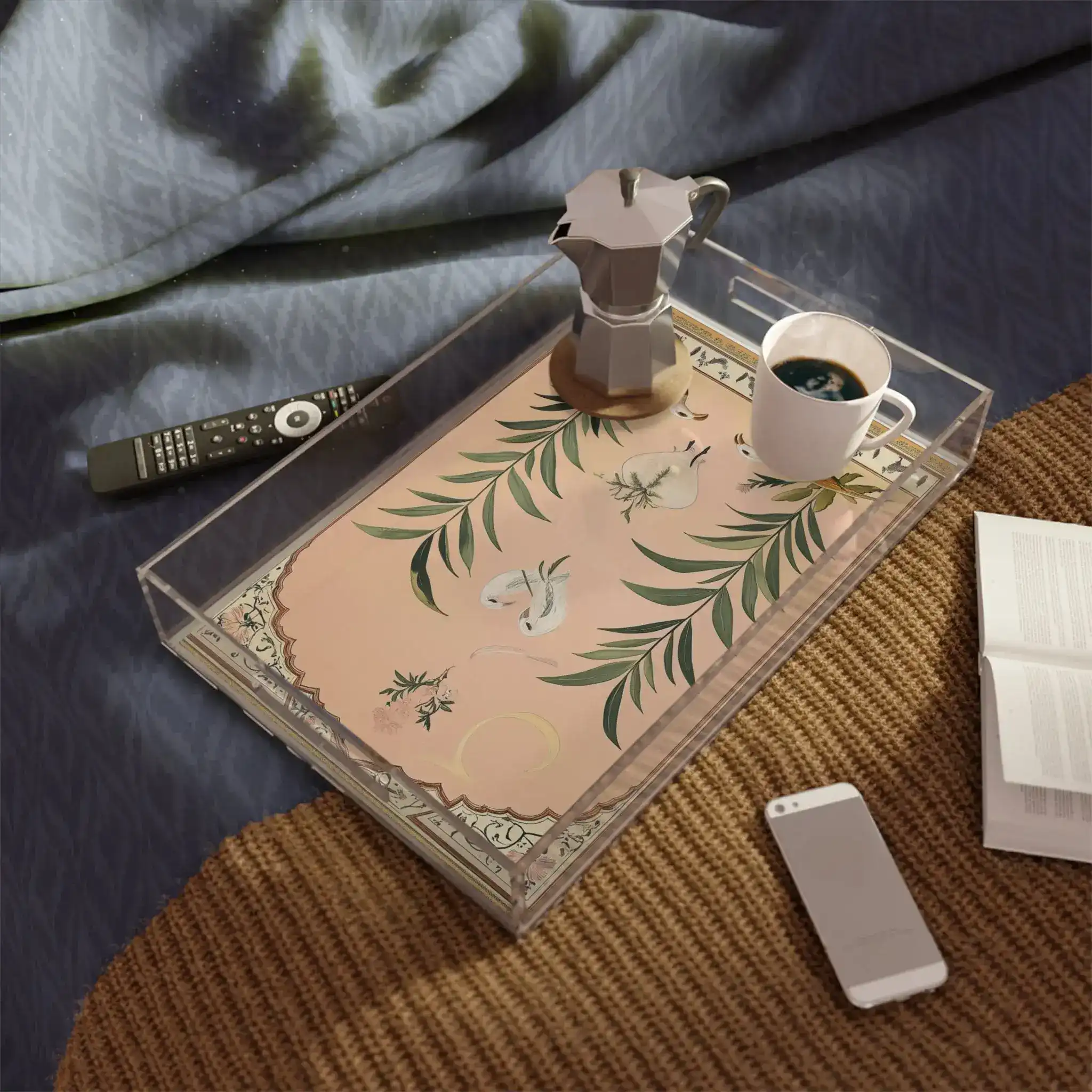 Elegant Love Birds Serving Tray - Image 2