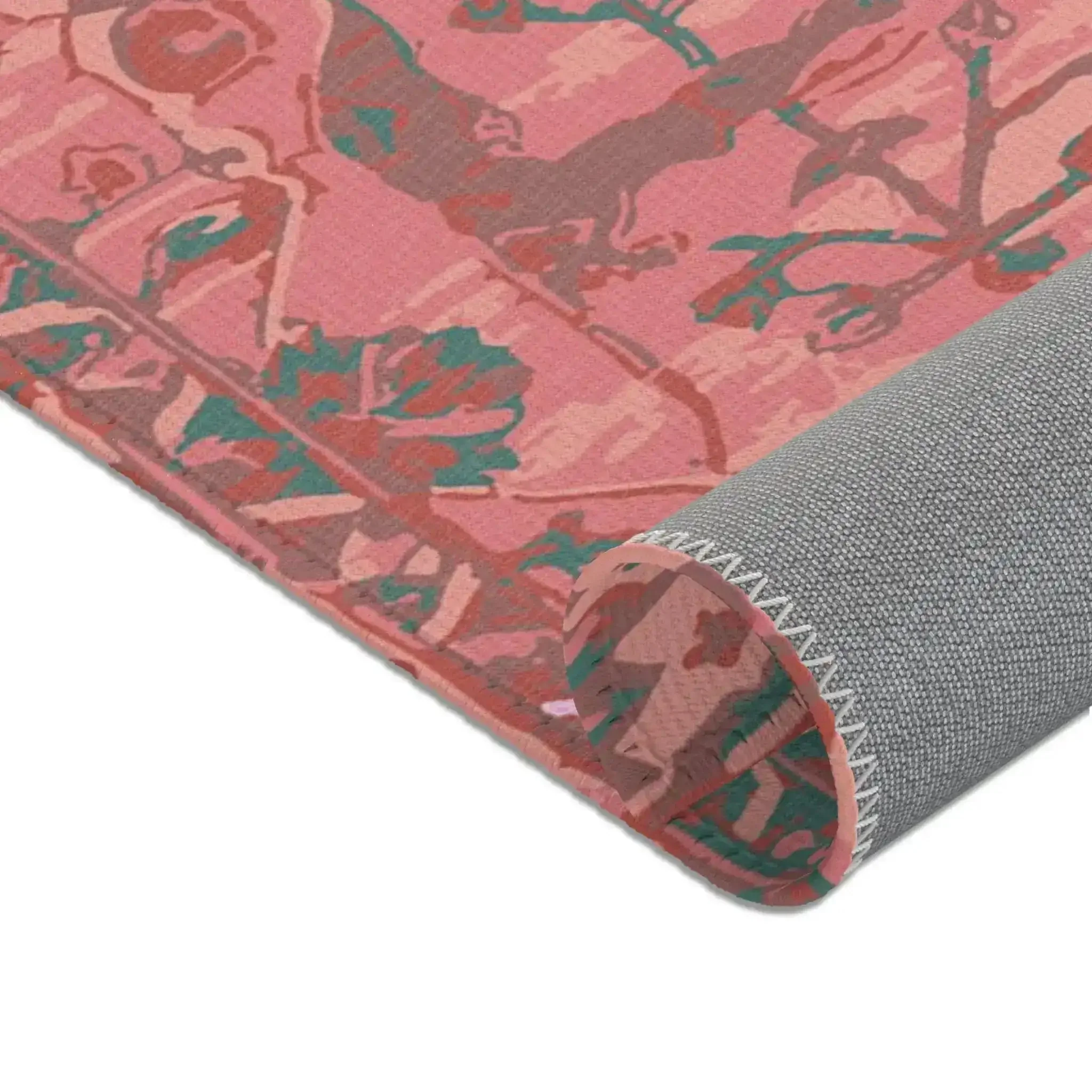 Elegant Vintage-Inspired Floral Accent Rug - Image 4