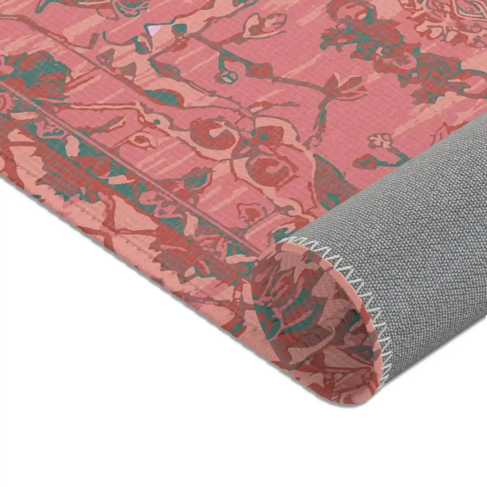 Elegant Vintage-Inspired Floral Accent Rug - Image 7