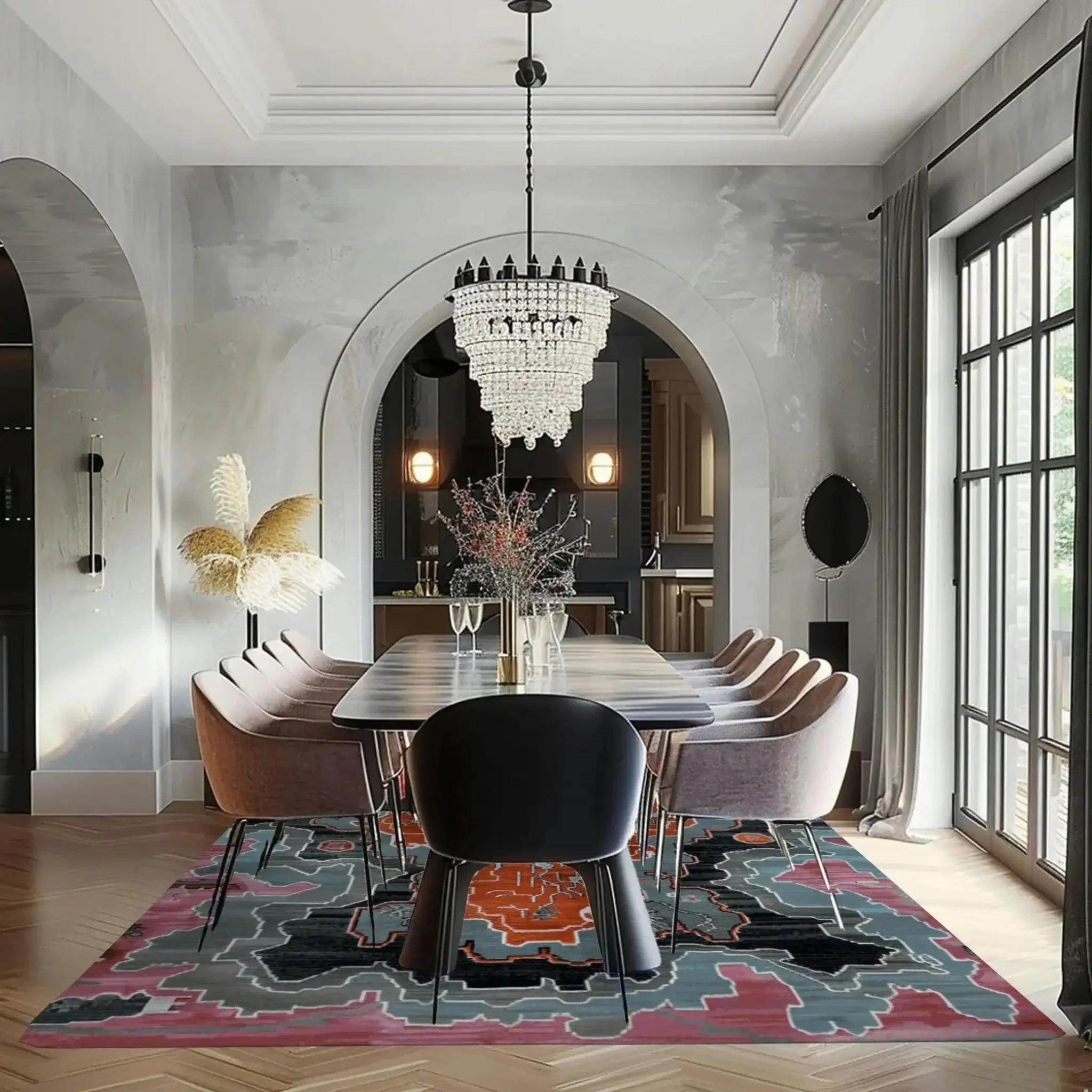 Ember Crest Hand Tufted Rug - Image 4