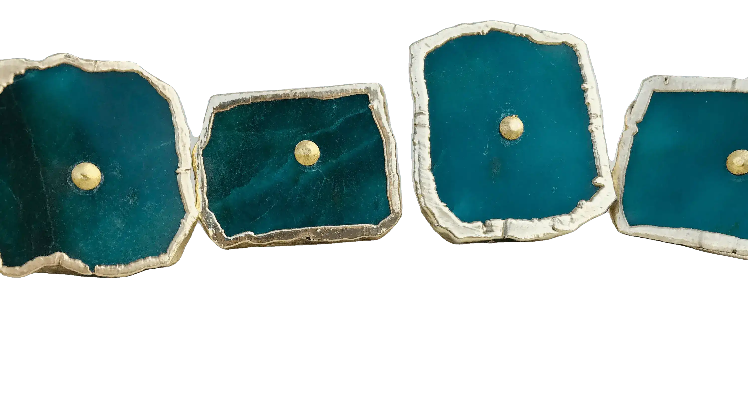 Emerald Green Agate Cabinet Door Pull Handle - Set of 6 - Image 6