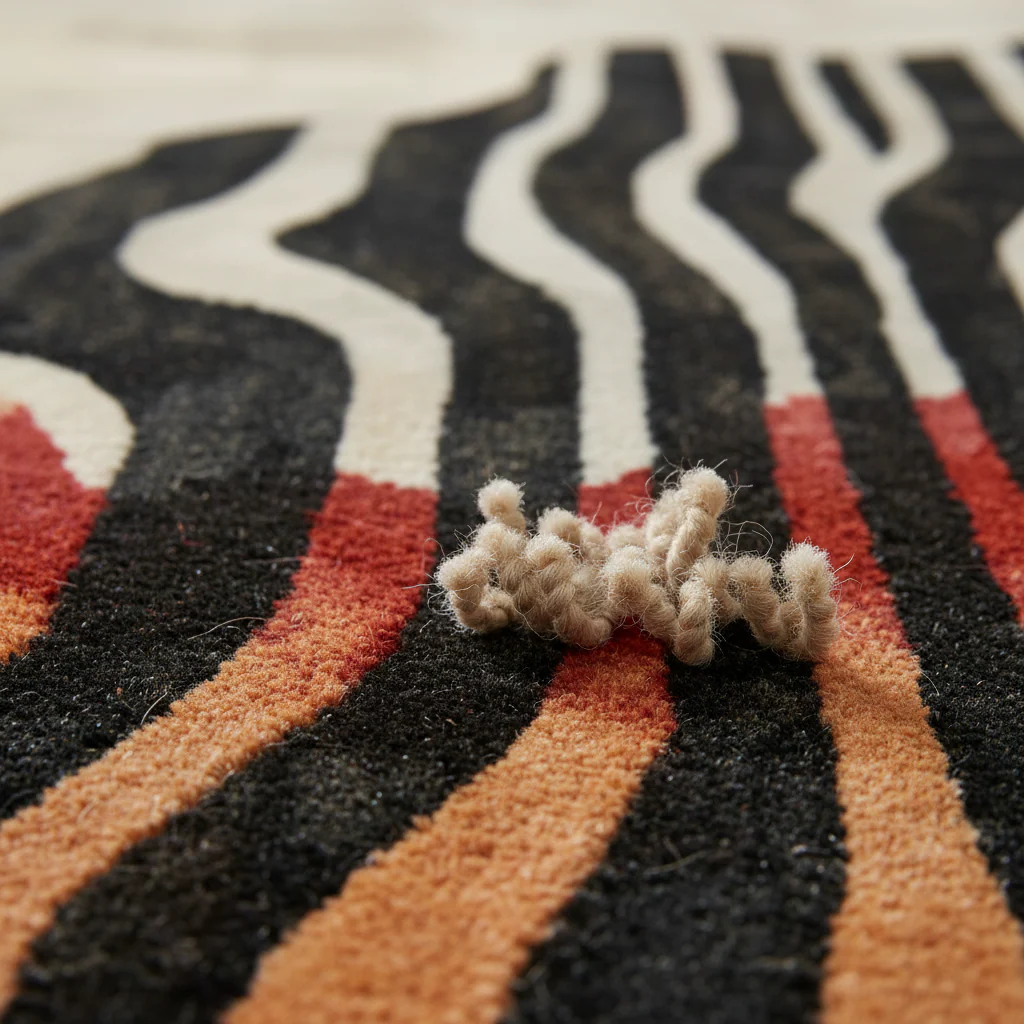 Energy Pulse Tufted Wool Rug - Image 8