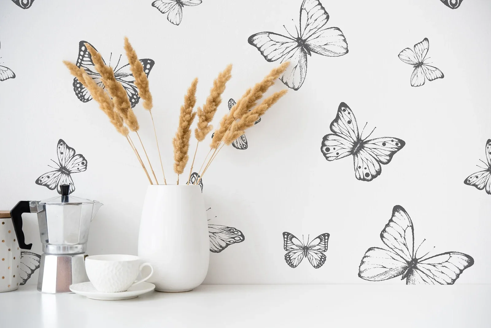 Entomological Butterflies Wallpaper - Image 4