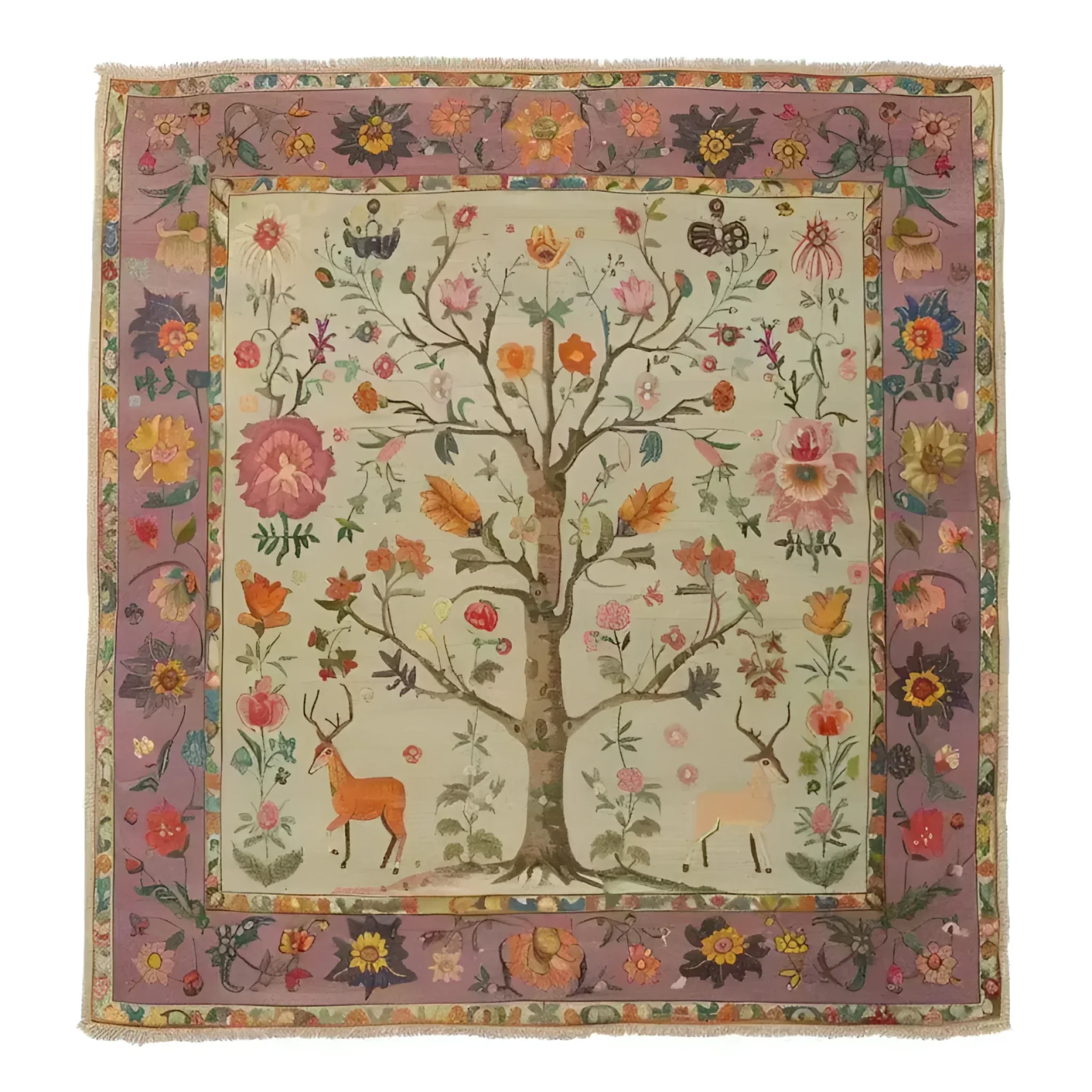 Eternal Growth Tapestry Hand Knotted Area Rug