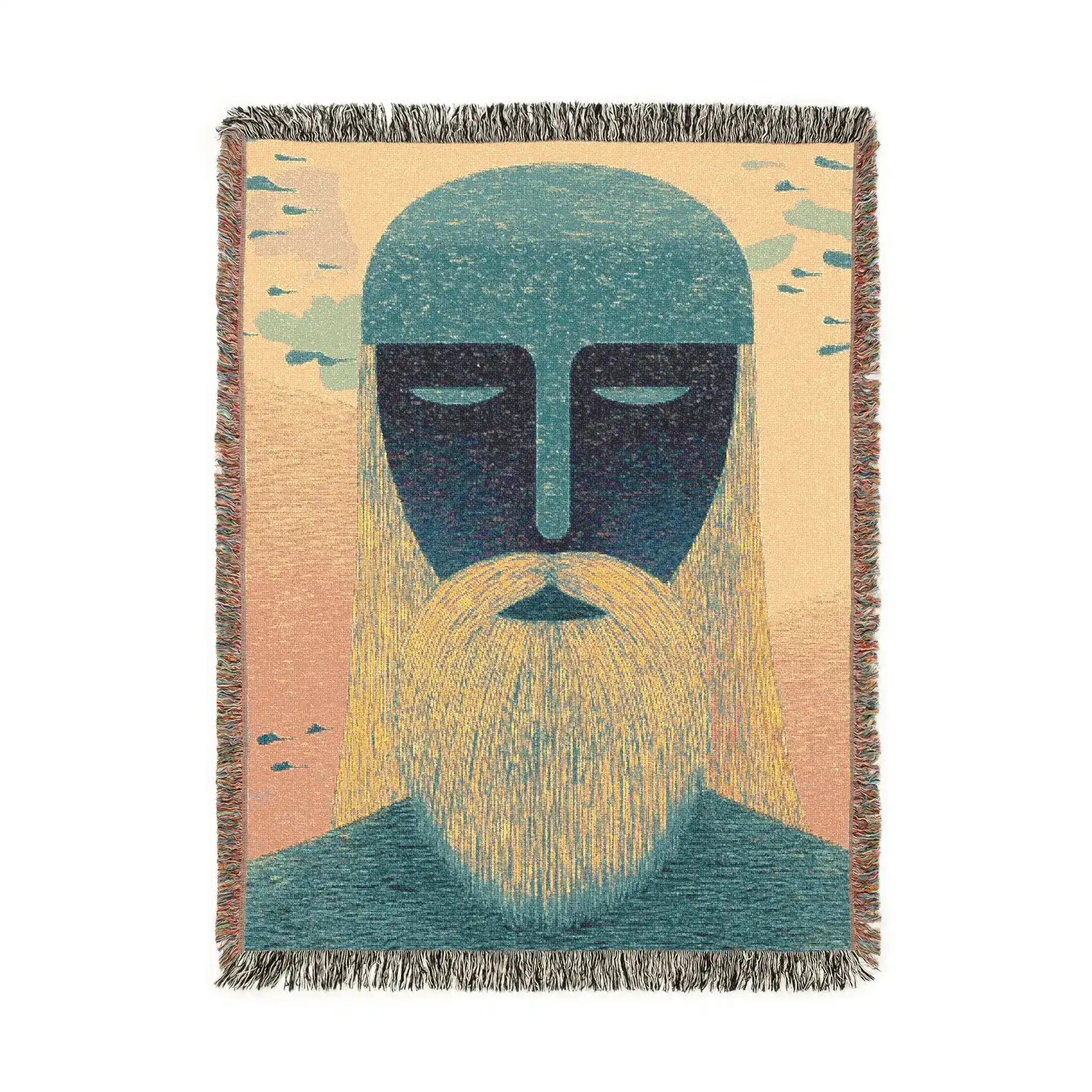 Ethereal Guardian Woven Blanket – A Bold & Mystical Statement - Image 3