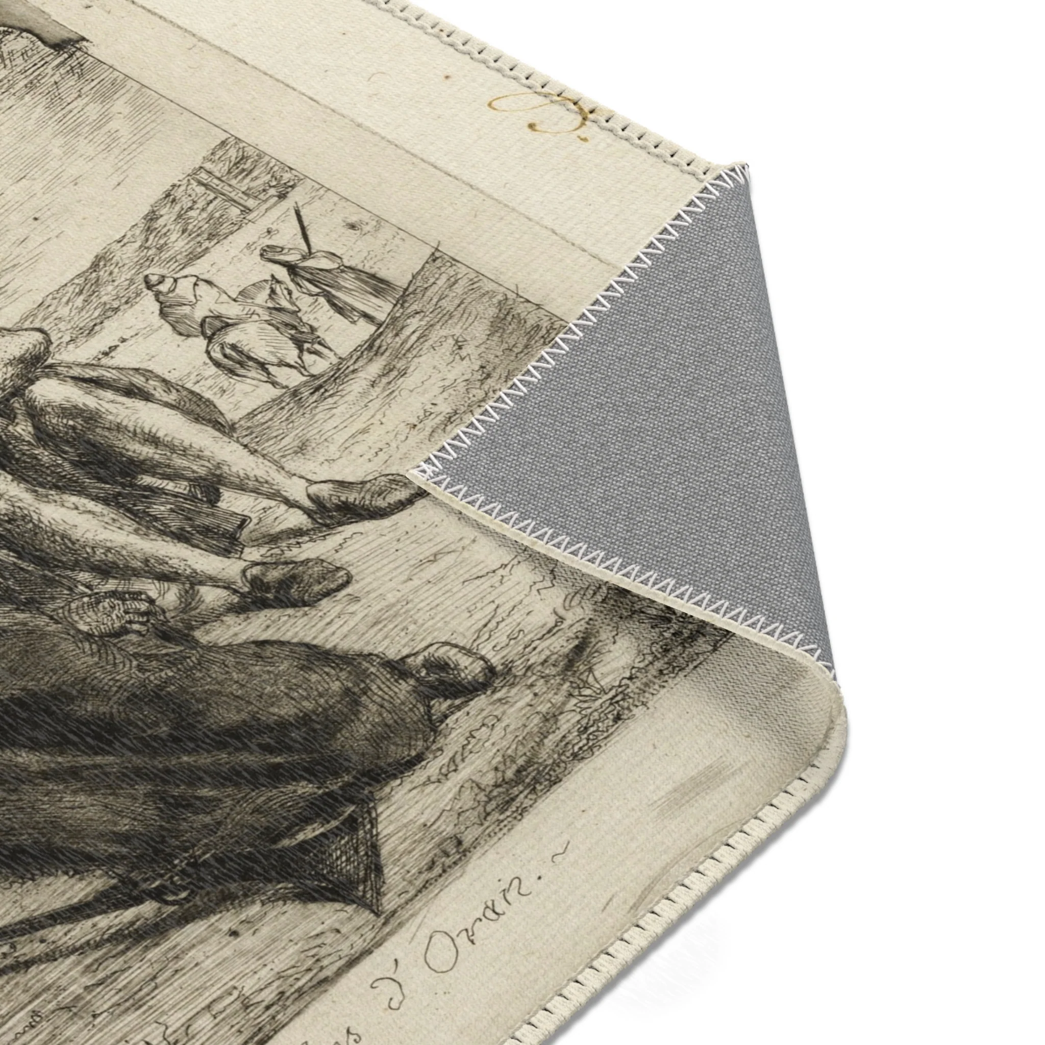 Eugène Delacroix - Arabs of Oran | Area Rug - Image 13