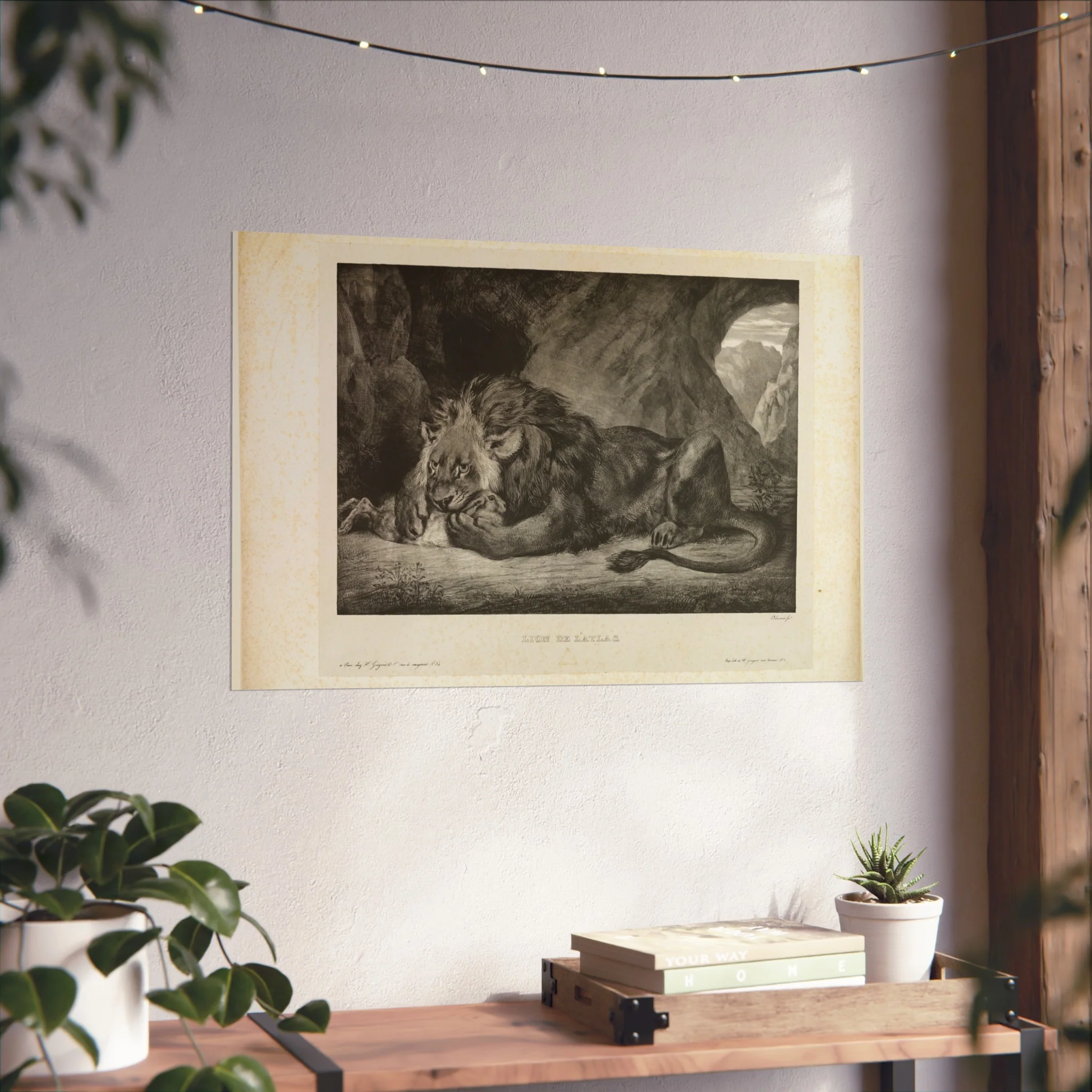 Eugène Delacroix - Lion of the Atlas Mountains | Fine Art Poster - Image 12
