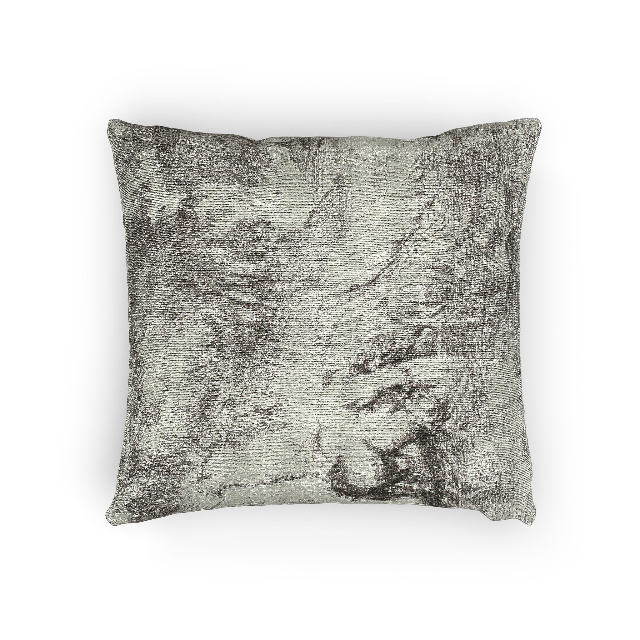 Eugène Delacroix - Ophelia's Death | Woven Pillow - Image 4