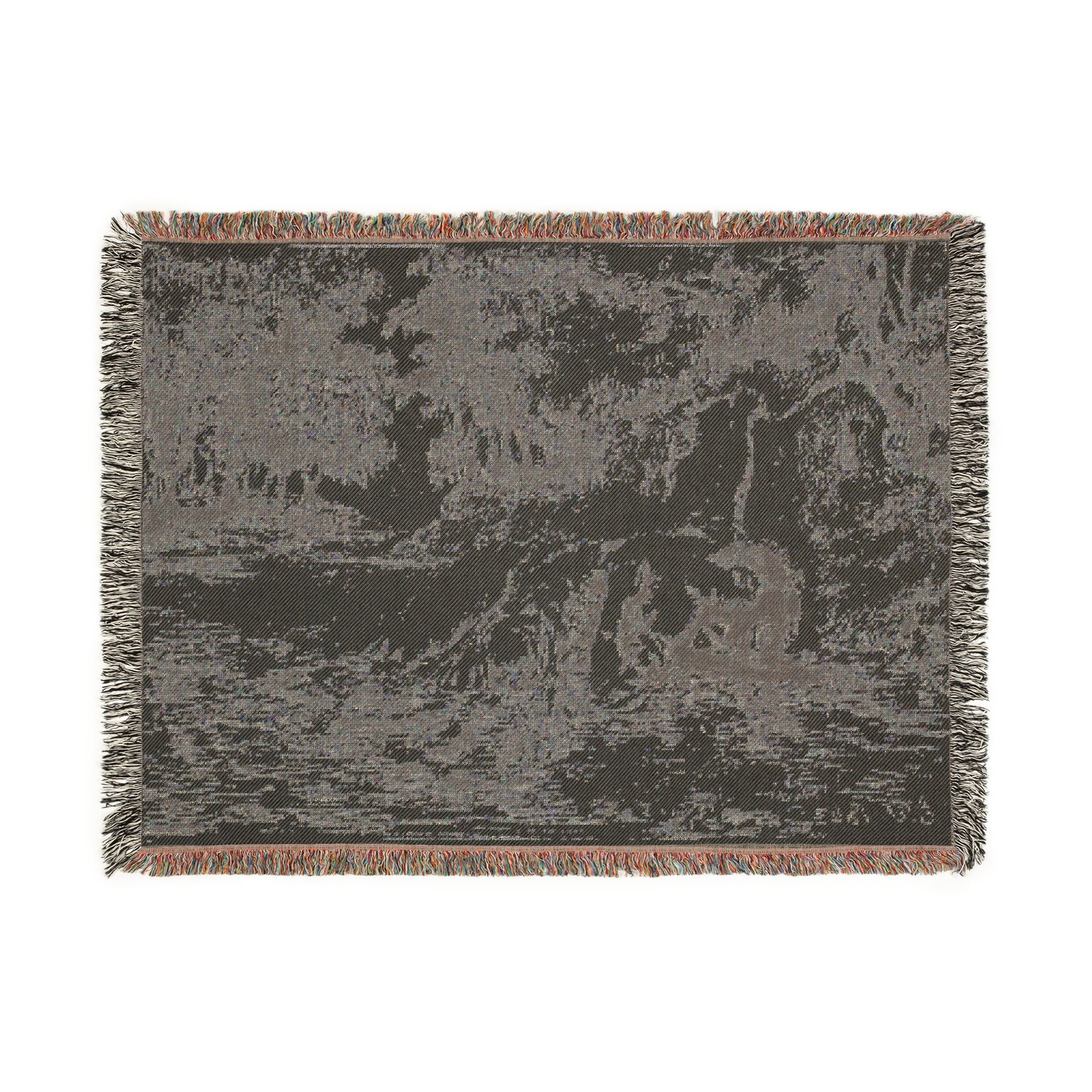 Eugène Delacroix - Ophelia's Death | Woven Tapestry Blanket - Image 12