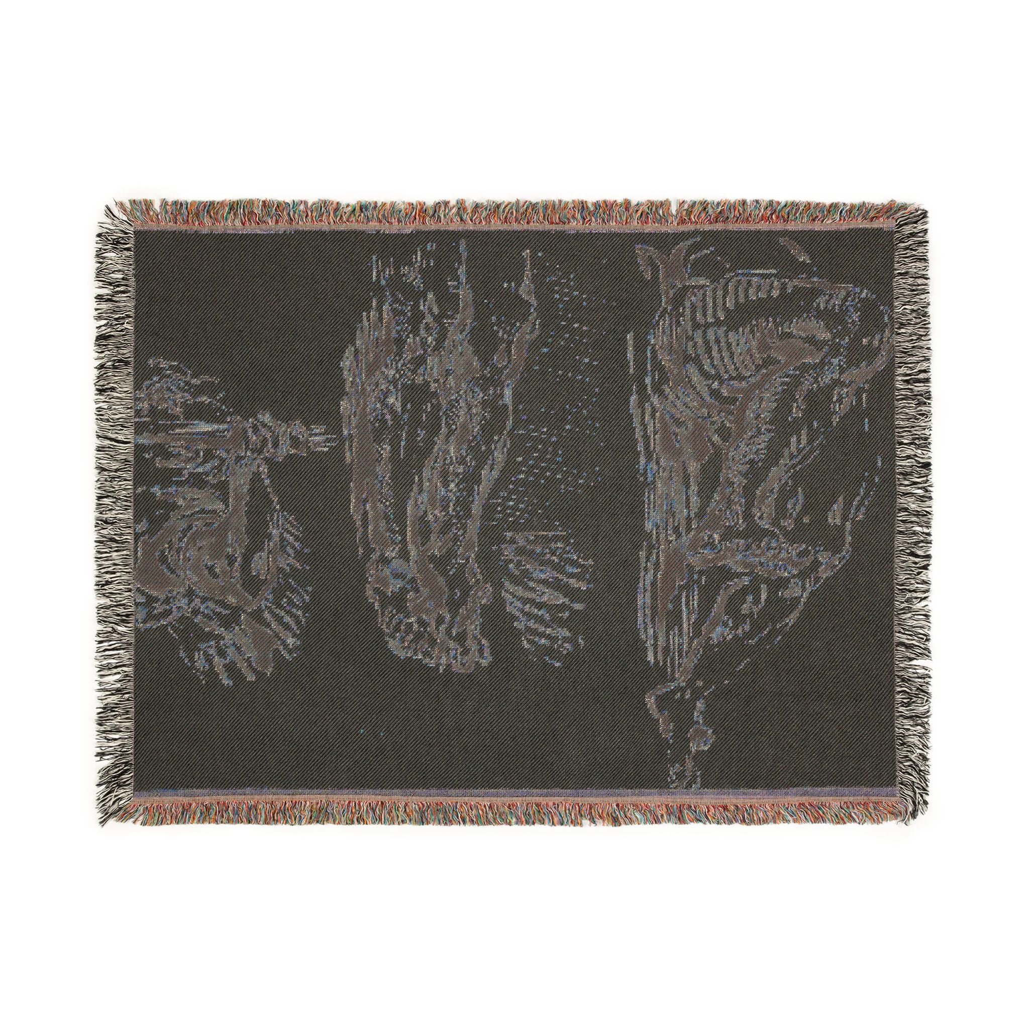 Eugène Delacroix - Study of Arms and Legs of Christ Crucified | Woven Tapestry Blanket - Image 12