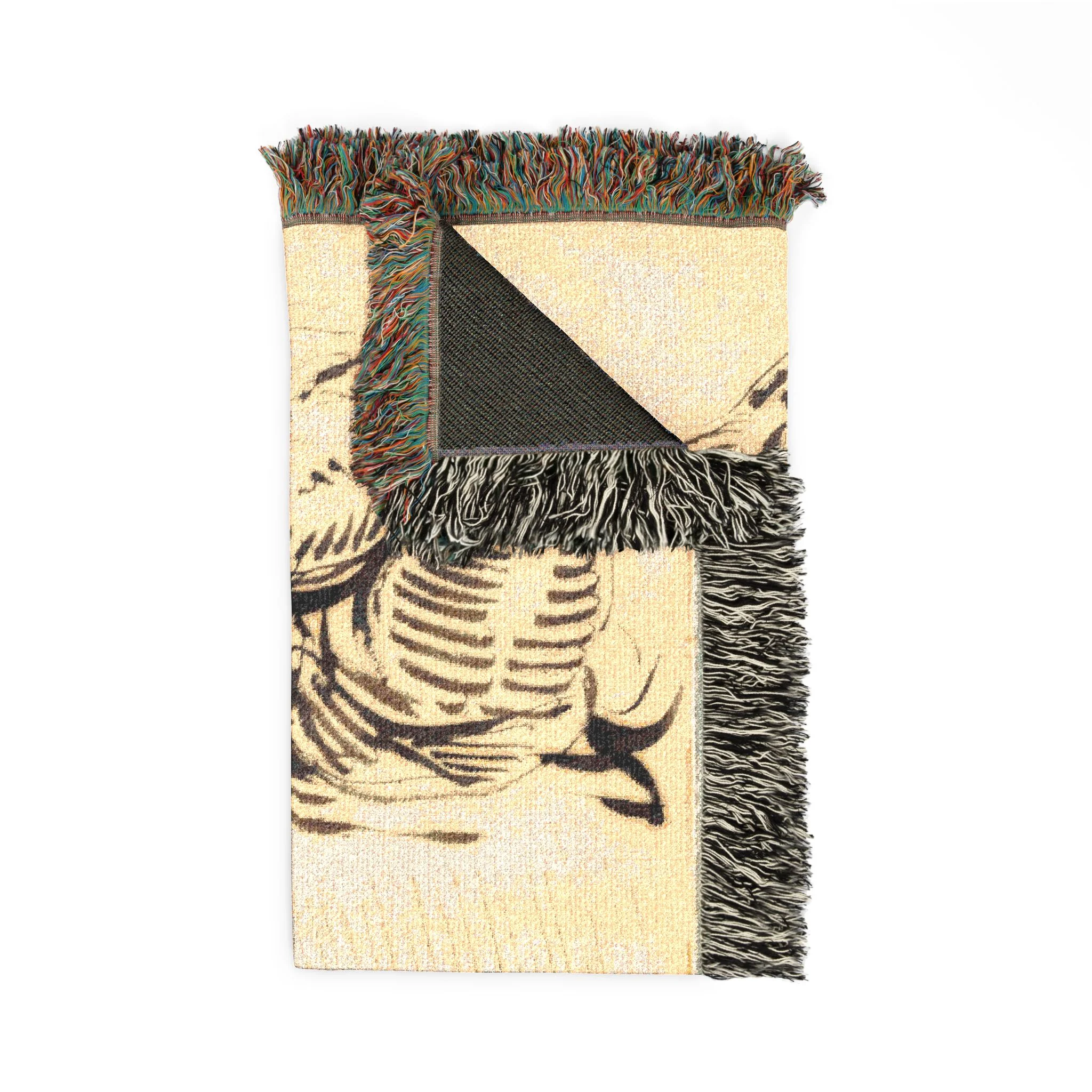Eugène Delacroix - Study of Arms and Legs of Christ Crucified | Woven Tapestry Blanket - Image 5