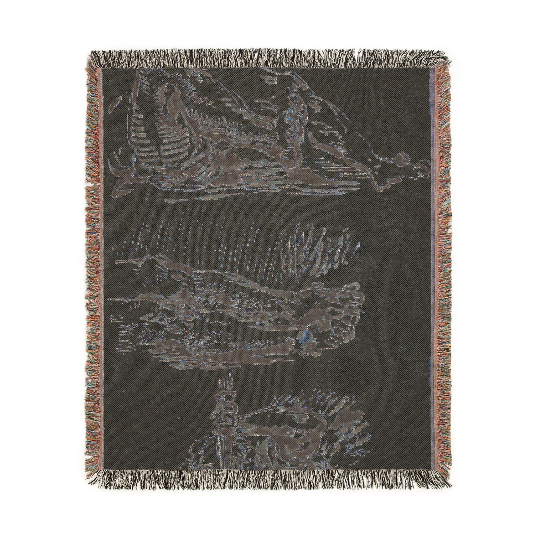 Eugène Delacroix - Study of Arms and Legs of Christ Crucified | Woven Tapestry Blanket - Image 9