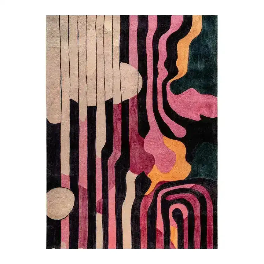 Evolving Shapes Hand Tufted Rug