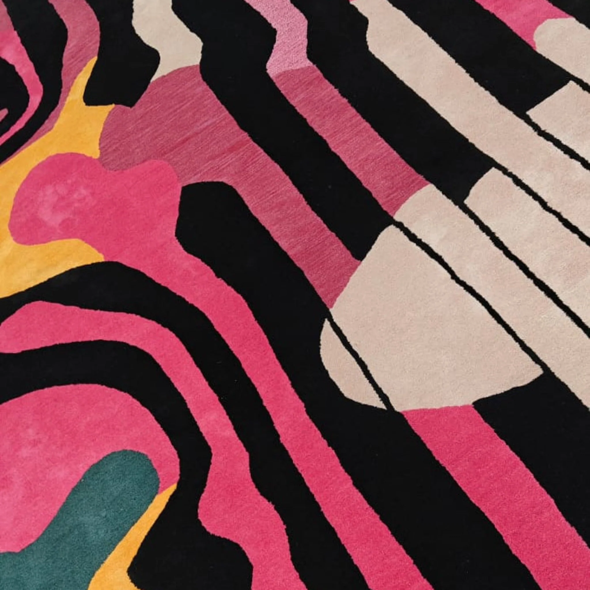 Evolving Shapes Hand Tufted Rug - Image 9