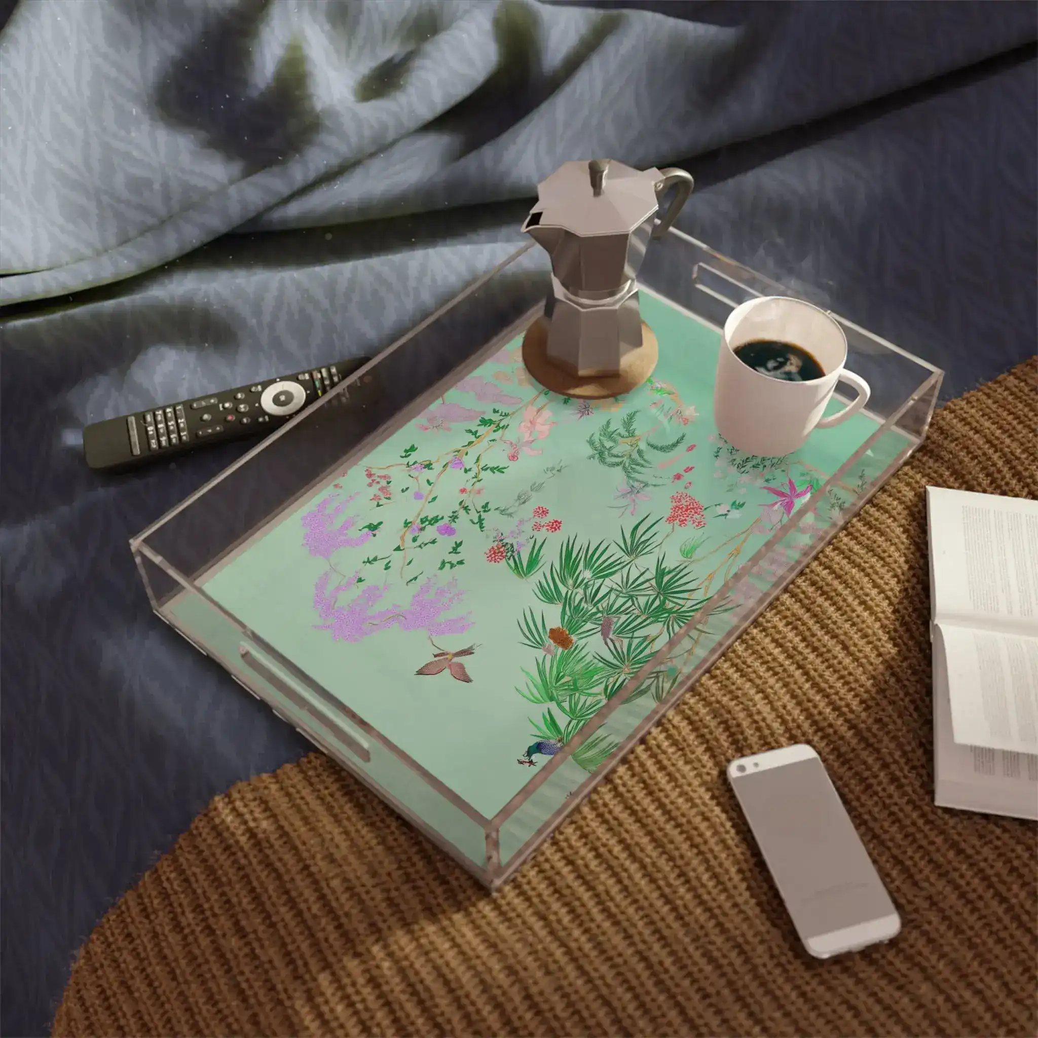 Exotic Birds & Botanicals Serving Tray - Image 2