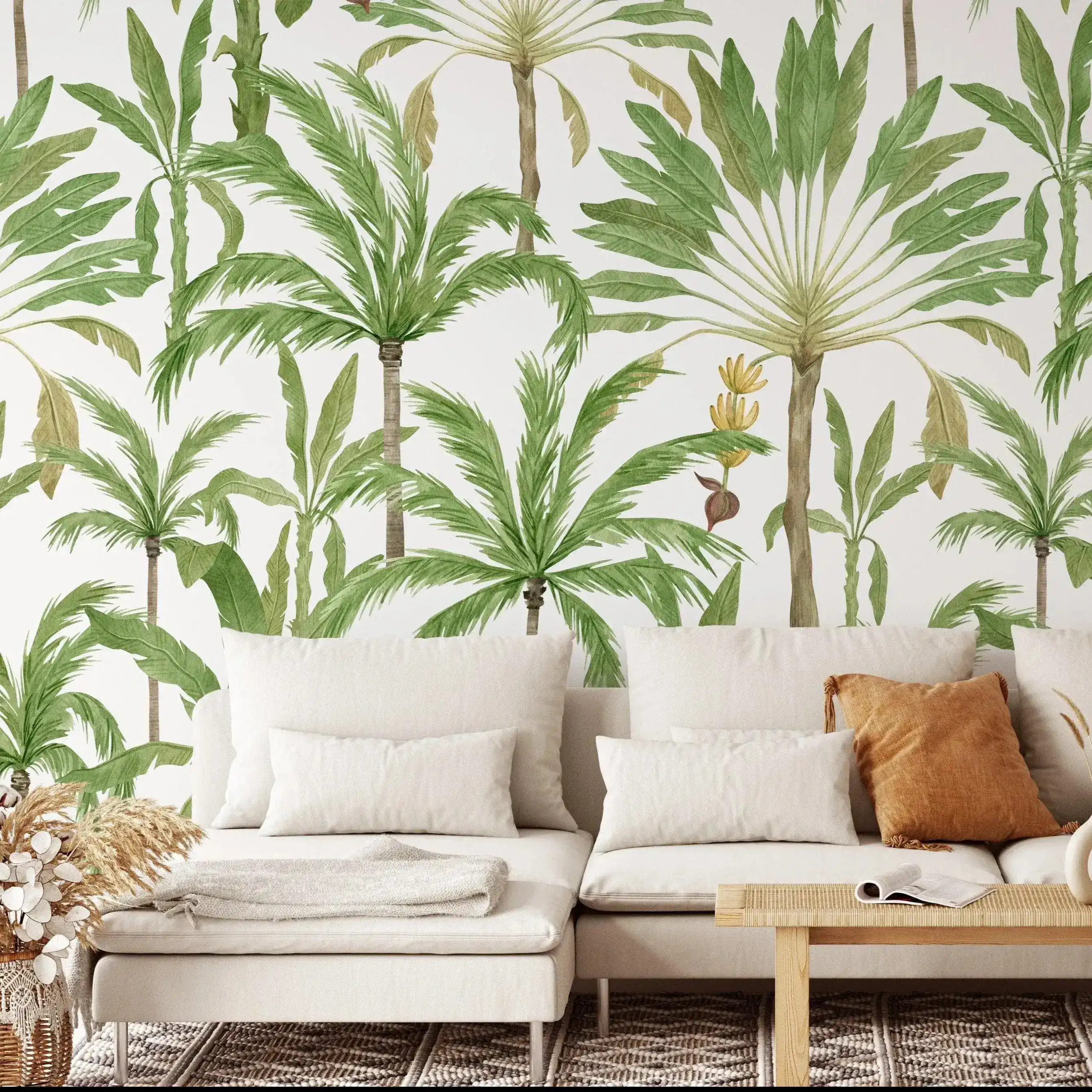 Exotic Palms Tropical Wall Mural - Image 2