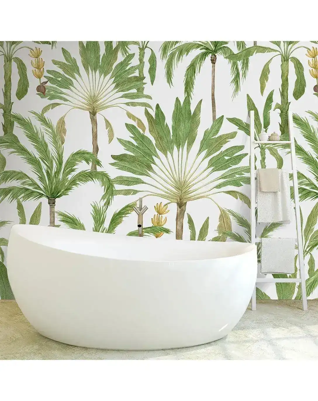 Exotic Palms Tropical Wall Mural - Image 3