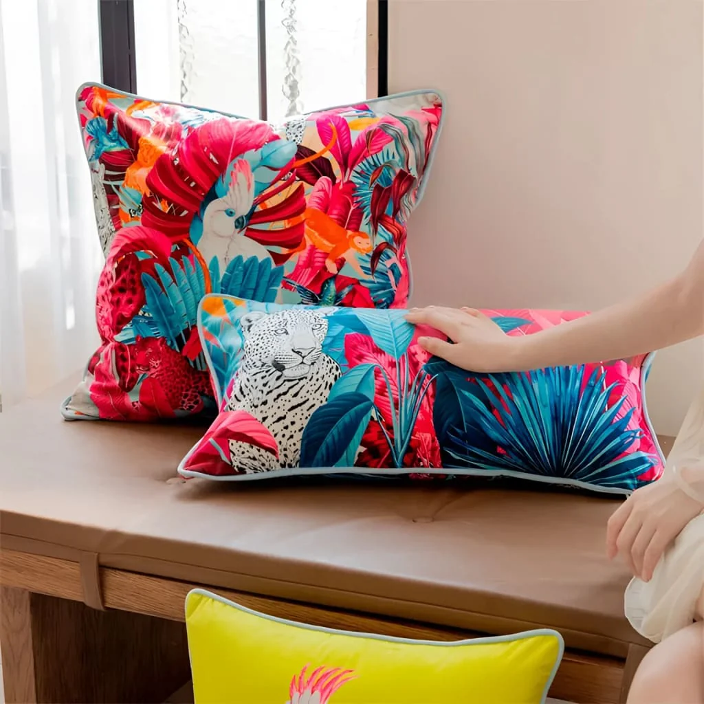 Exotic Paradise Lumbar Cushion Cover - Image 5