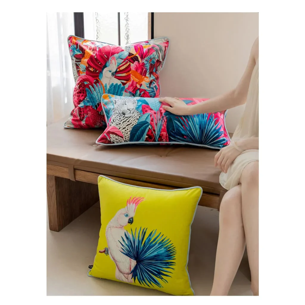 Exotic Paradise Lumbar Cushion Cover - Image 7